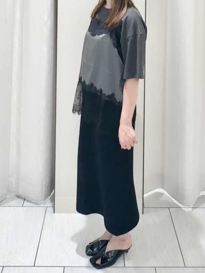 ʏᴜᴋɪᴋᴏさんの「UNTITLED｜【1枚でもセットでも】レースキャミ付きプルオーバー」を使ったコーディネート