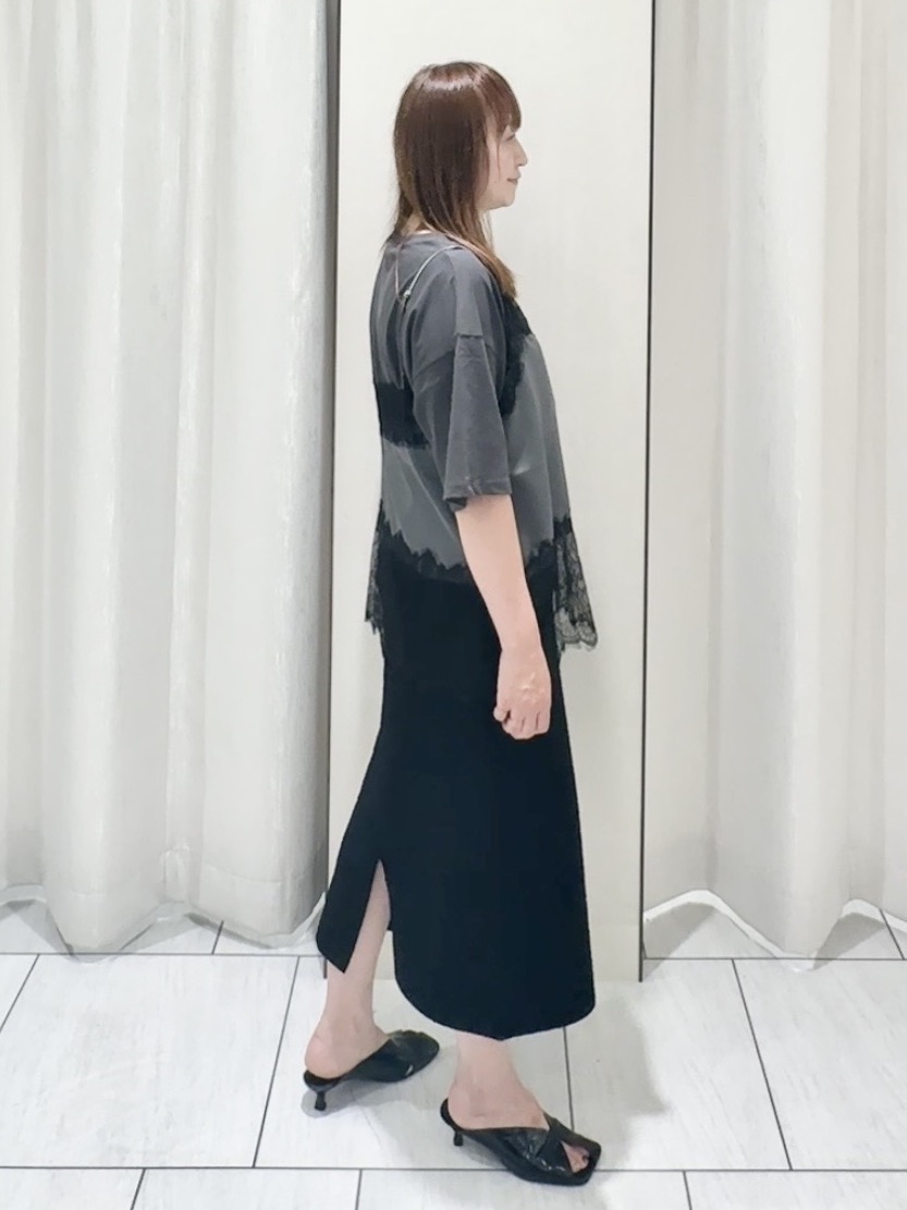 ʏᴜᴋɪᴋᴏさんの「UNTITLED｜【1枚でもセットでも】レースキャミ付きプルオーバー」を使ったコーディネート