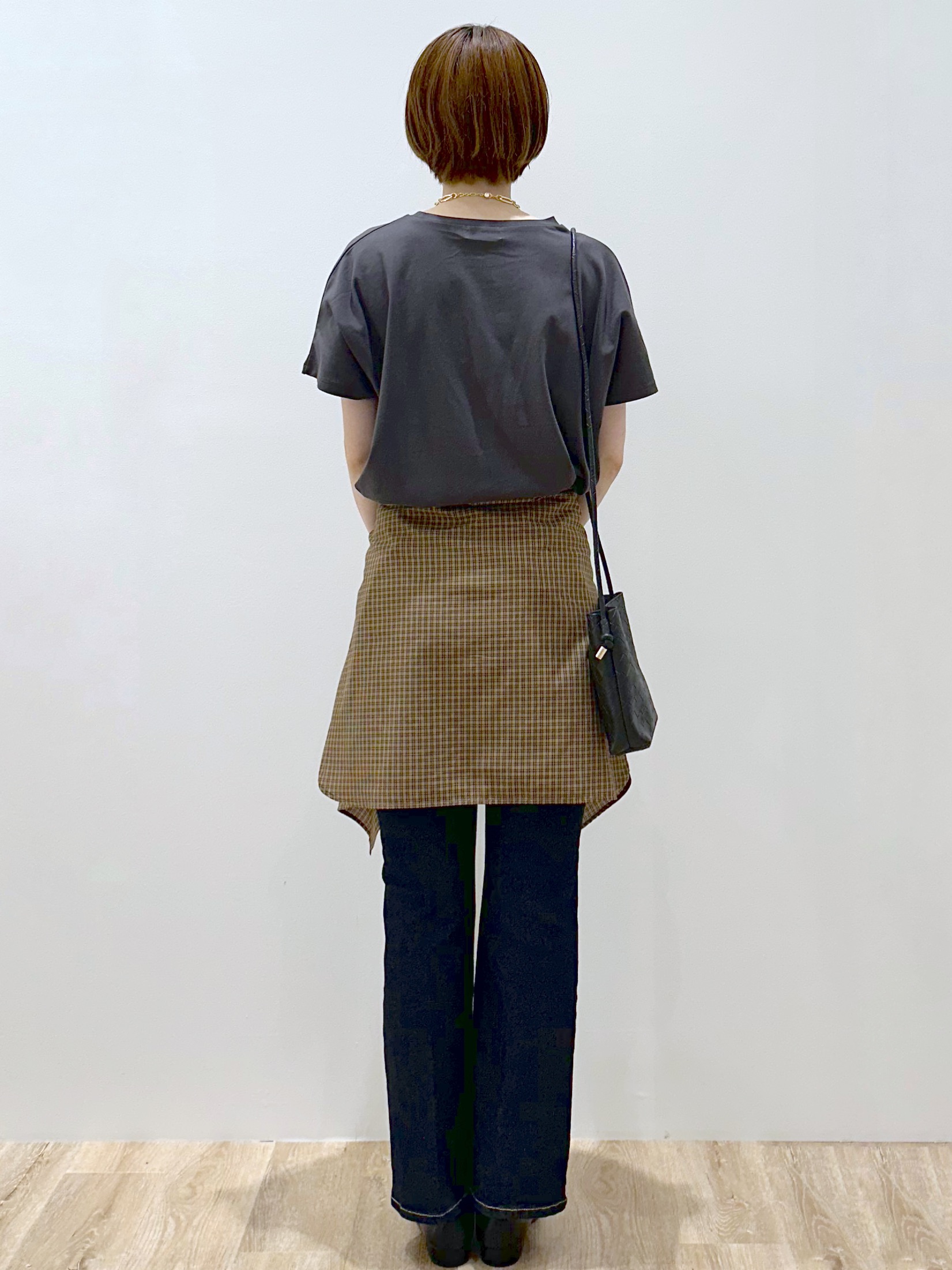 yurieさんの「OPAQUE.CLIP｜フォトプリントTシャツ【洗濯機OK】」を使ったコーディネート