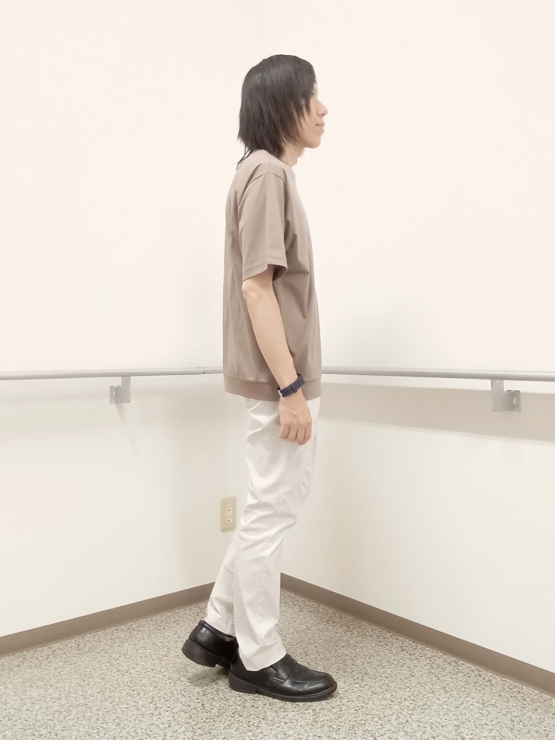 moritaさんの「TAKEO KIKUCHI｜【抗菌防臭/シーズンレス】シアサッカー ジャージシャツ」を使ったコーディネート