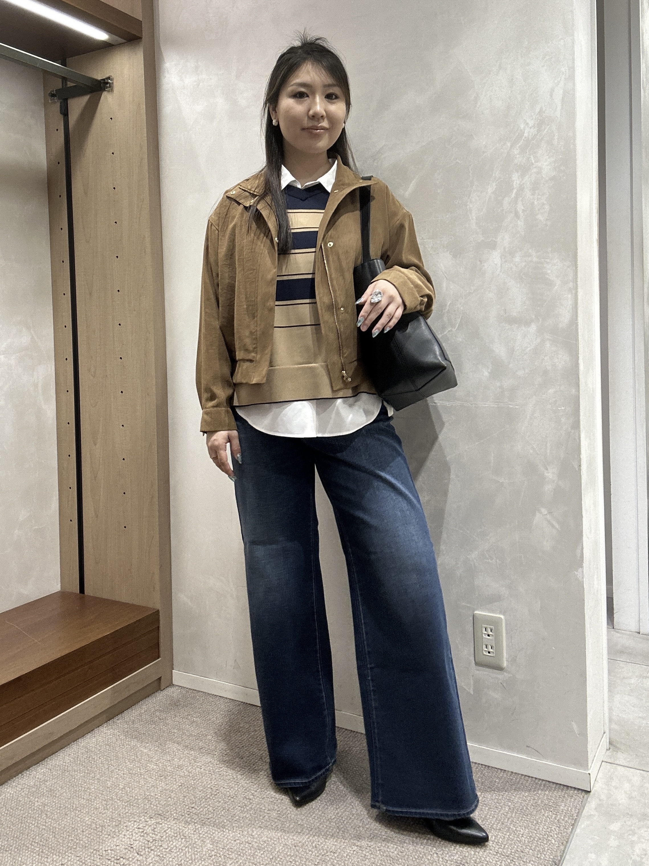 YURIさんの「UNTITLED｜【新色追加/人気デニム】MAKE&times;DENIM WIDE」を使ったコーディネート
