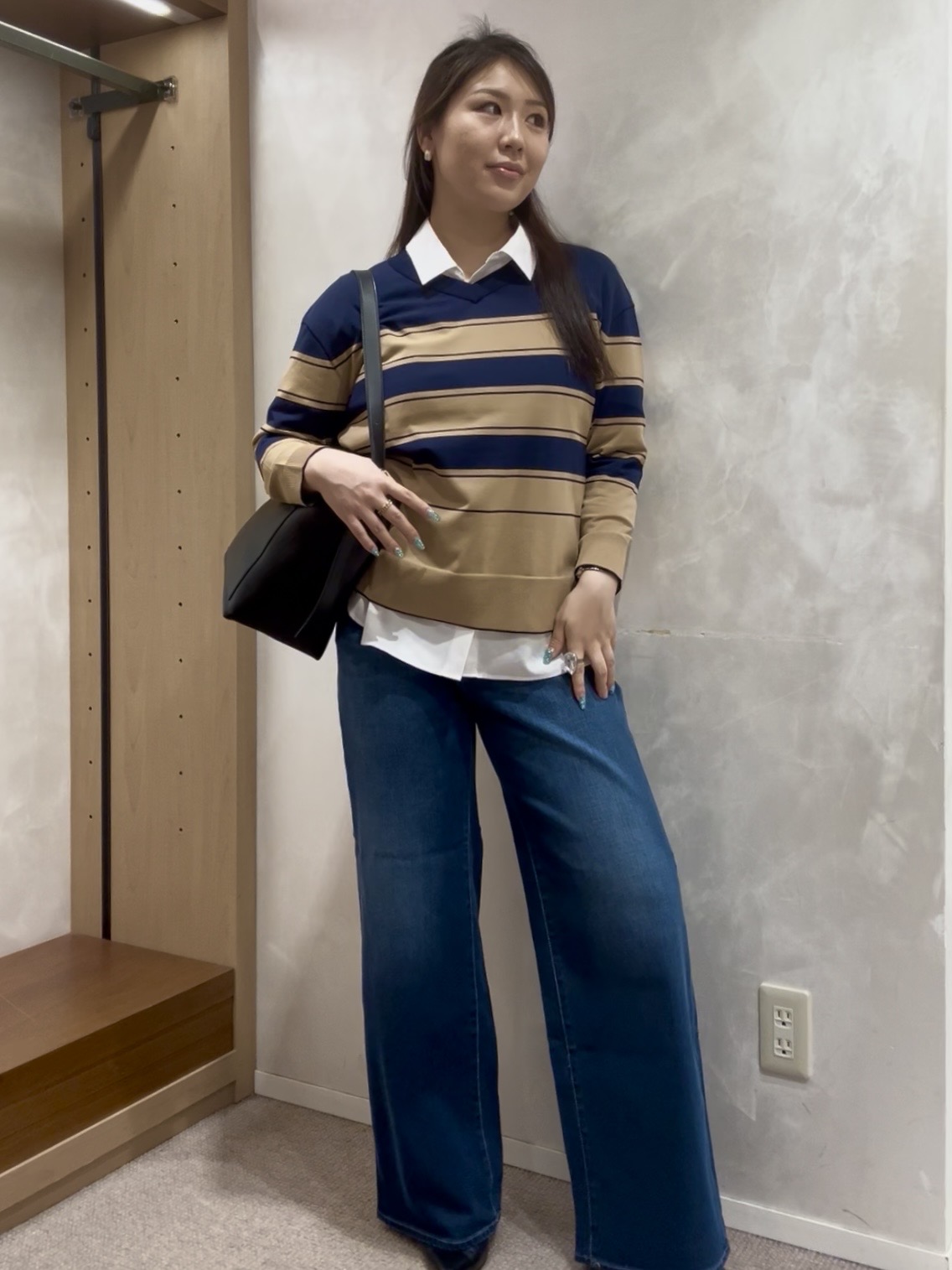 YURIさんの「UNTITLED｜【新色追加/人気デニム】MAKE&times;DENIM WIDE」を使ったコーディネート