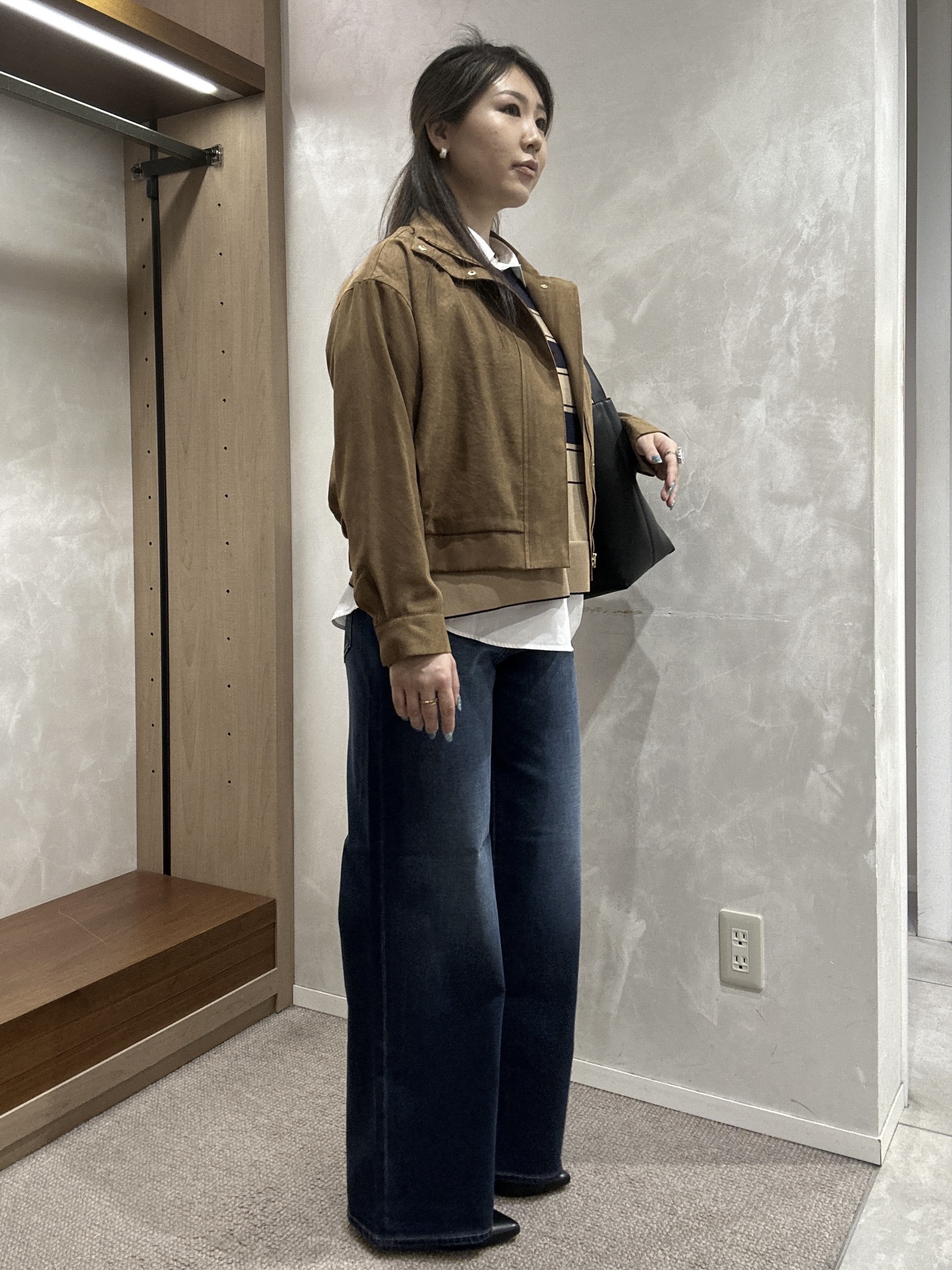 YURIさんの「UNTITLED｜【新色追加/人気デニム】MAKE&times;DENIM WIDE」を使ったコーディネート