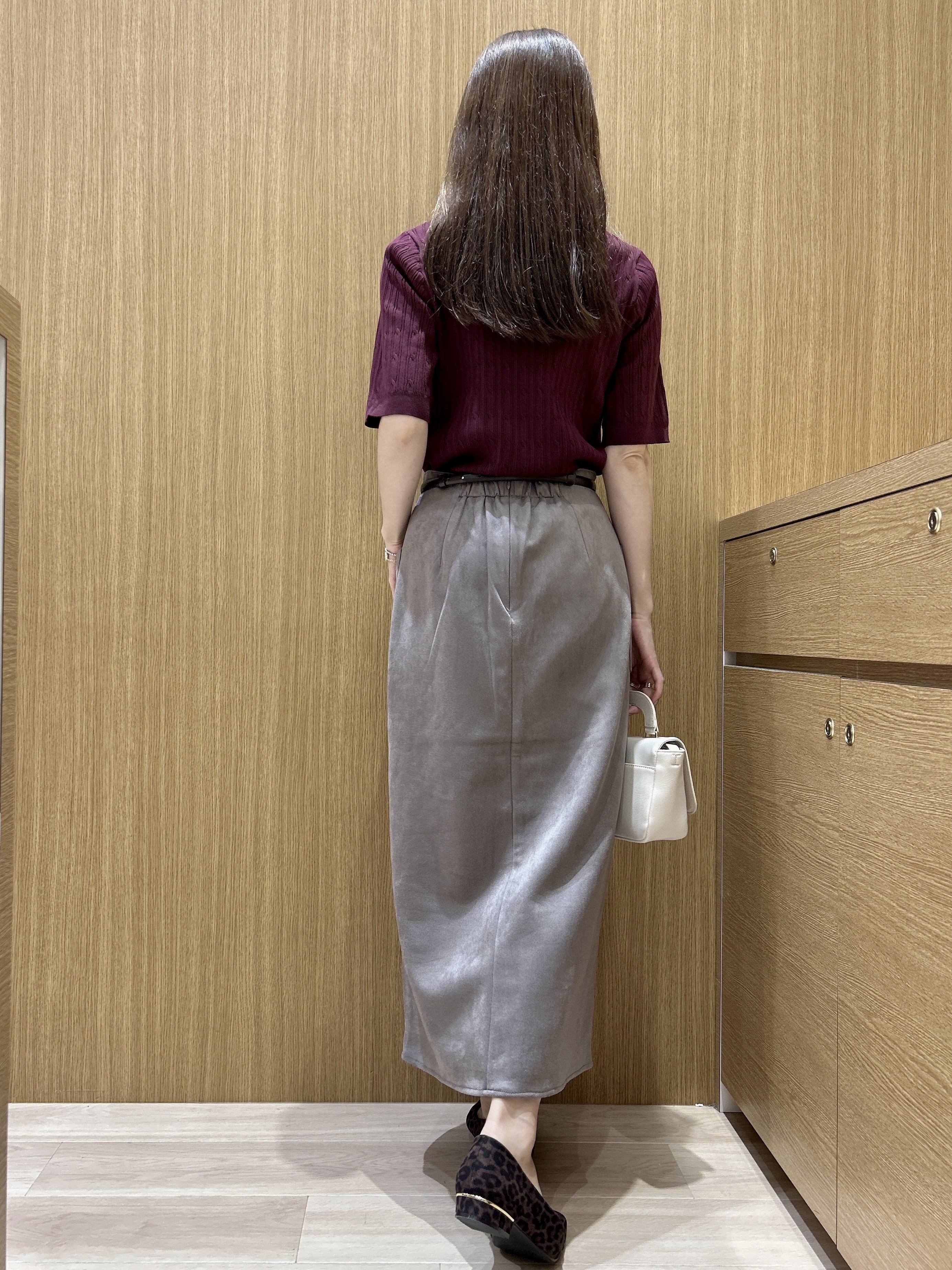 maiさんの「OPAQUE.CLIP｜【素材選べる】タイトスカート《洗濯機OK》」を使ったコーディネート