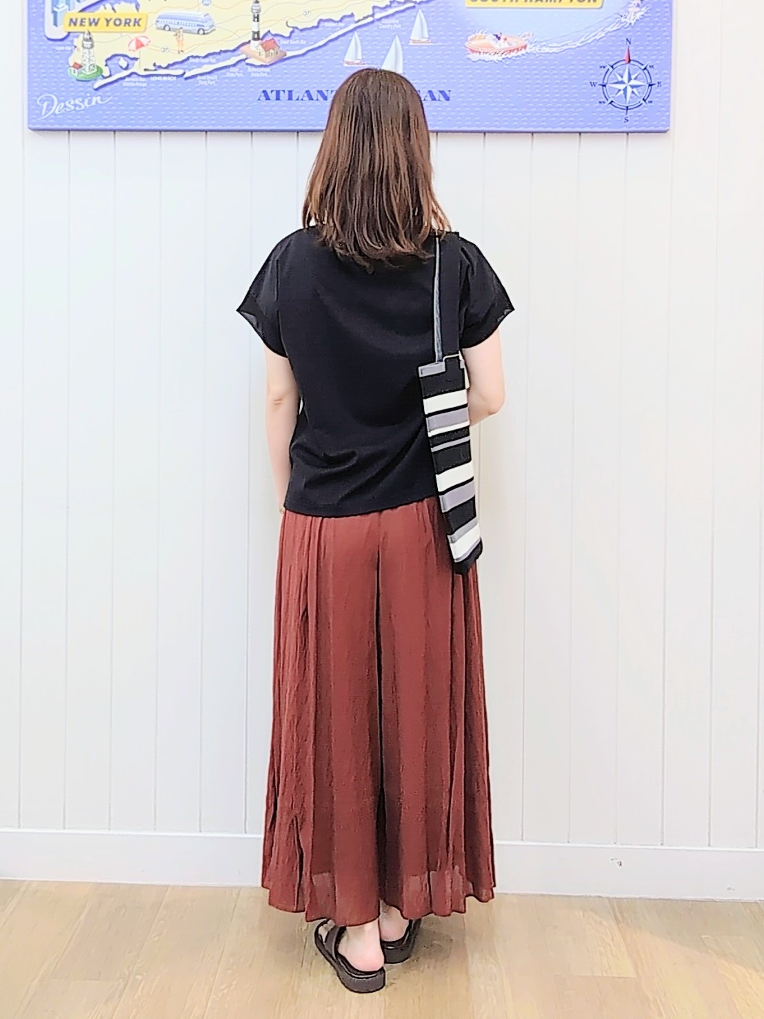 itoさんの「Dessin｜【UVカット/接触冷感】美光沢カットソー」を使ったコーディネート