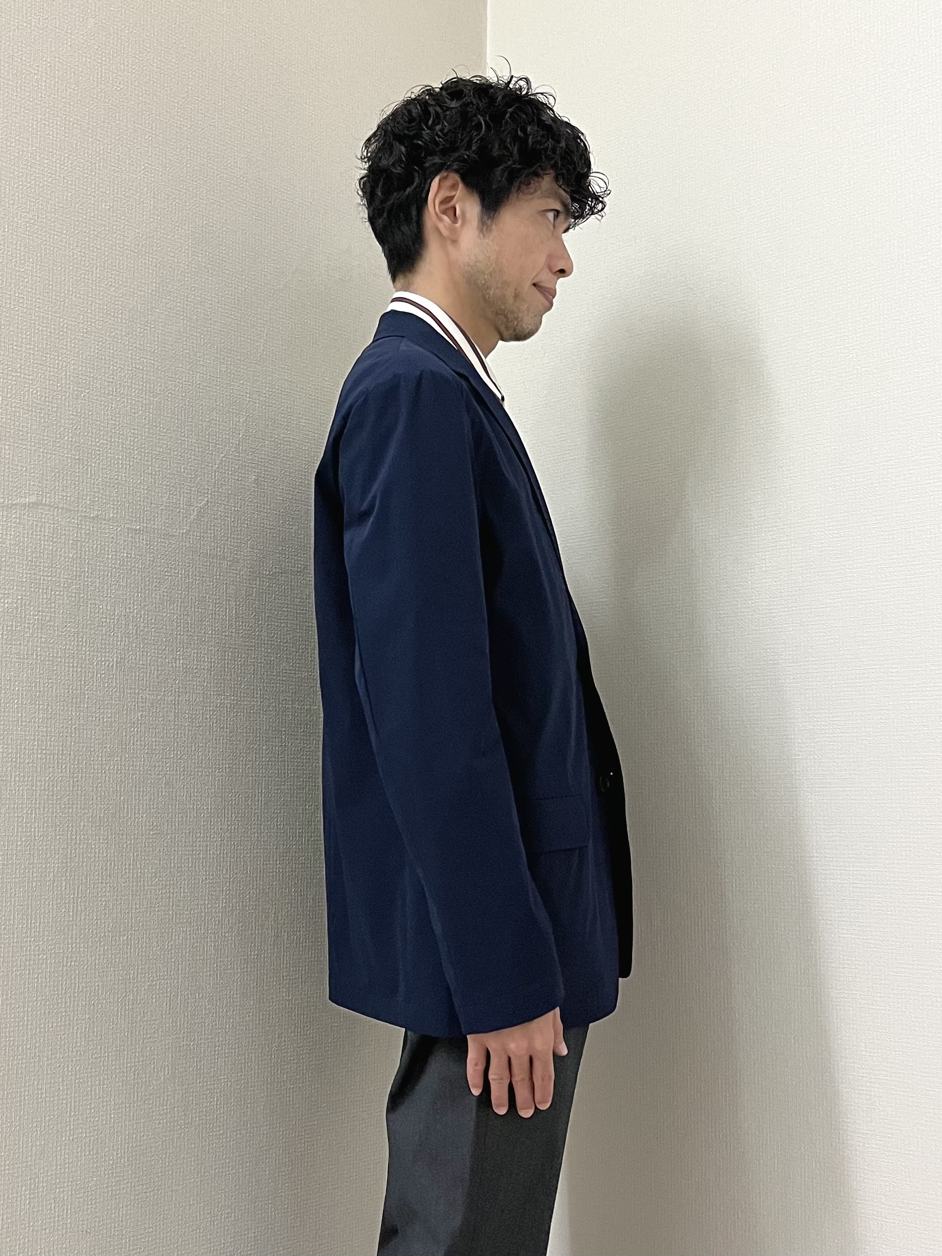 URAさんの「TAKEO KIKUCHI｜3Dナイロンストレッチ ジャケット」を使ったコーディネート