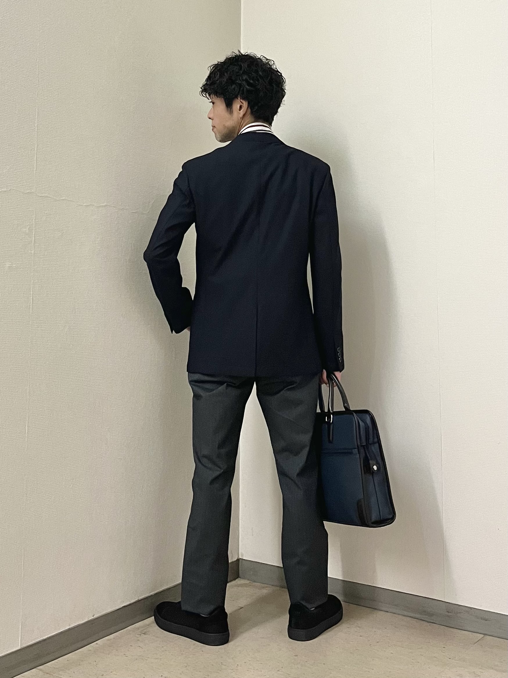 URAさんの「TAKEO KIKUCHI｜【抗菌防臭】CALCULO（R）ジャージ ジャケット」を使ったコーディネート