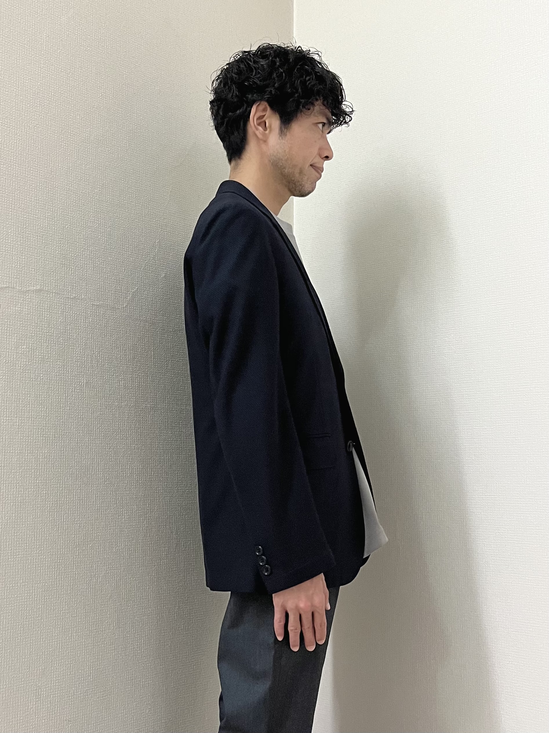 URAさんの「TAKEO KIKUCHI｜【抗菌防臭】CALCULO（R）ジャージ ジャケット」を使ったコーディネート