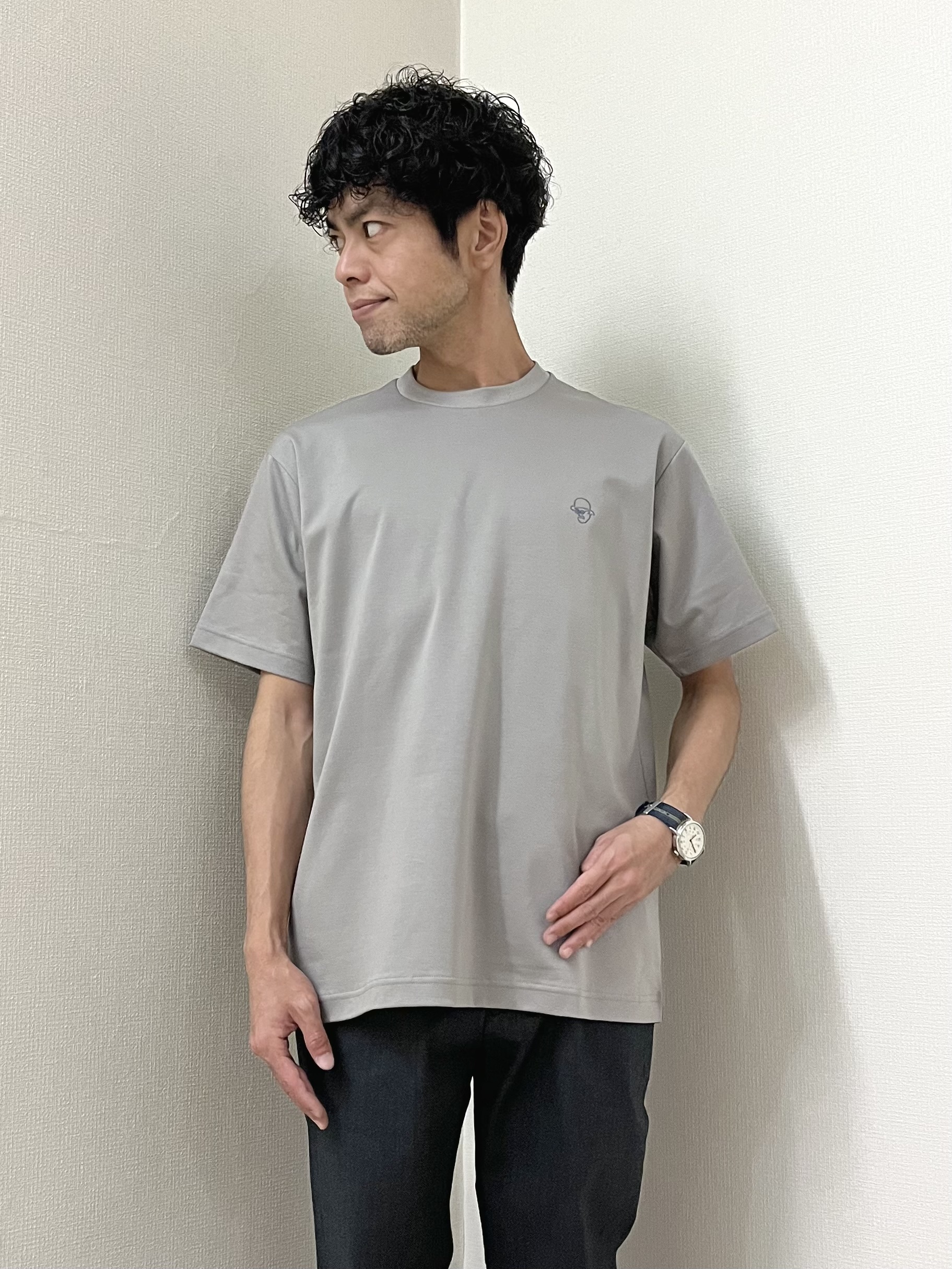 URAさんの「TAKEO KIKUCHI｜【抗菌防臭】CALCULO（R）ジャージ ジャケット」を使ったコーディネート