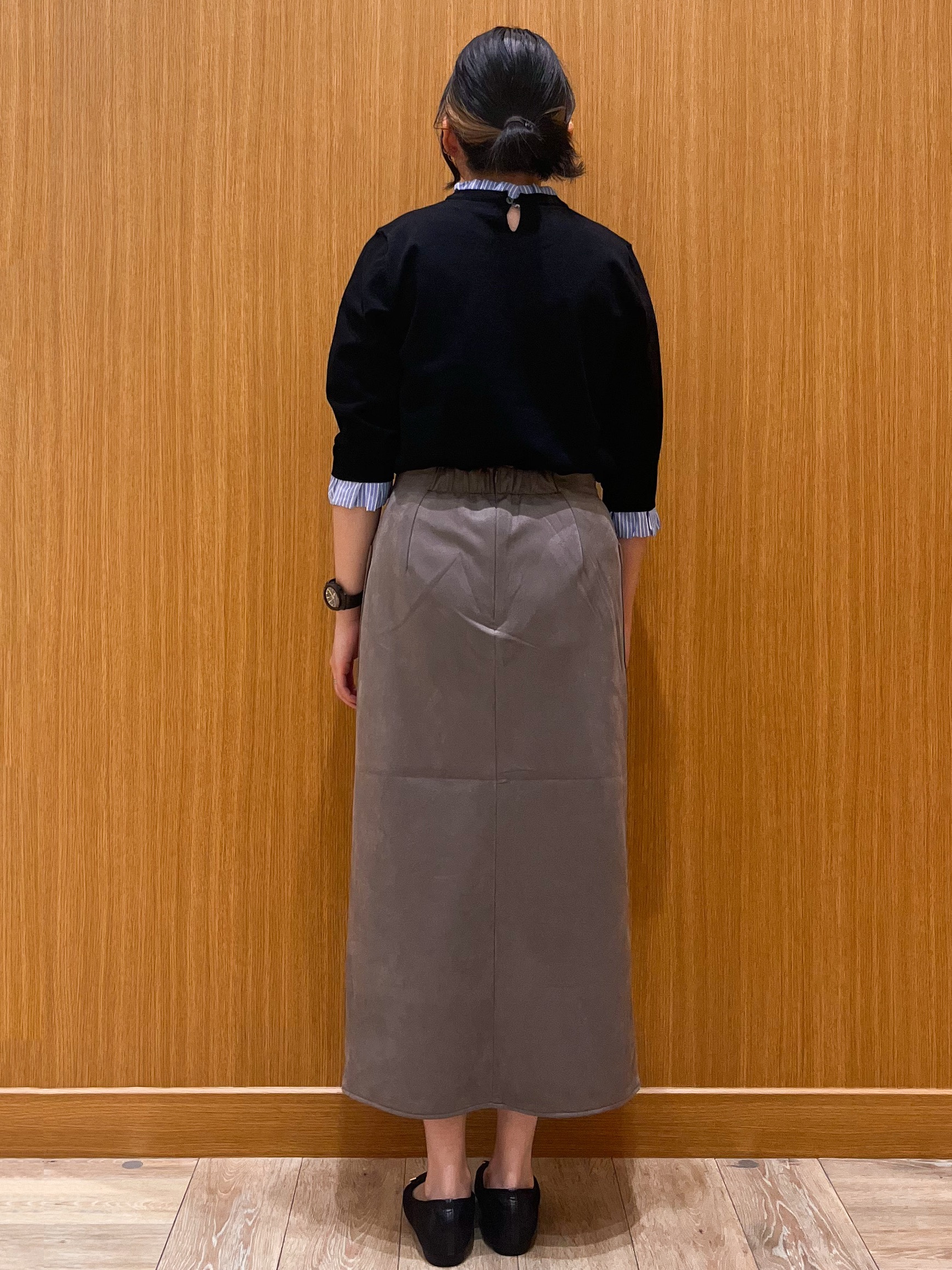 aさんの「OPAQUE.CLIP｜【UVケア／遮熱性】フリルドッキングニット《洗濯機OK》」を使ったコーディネート