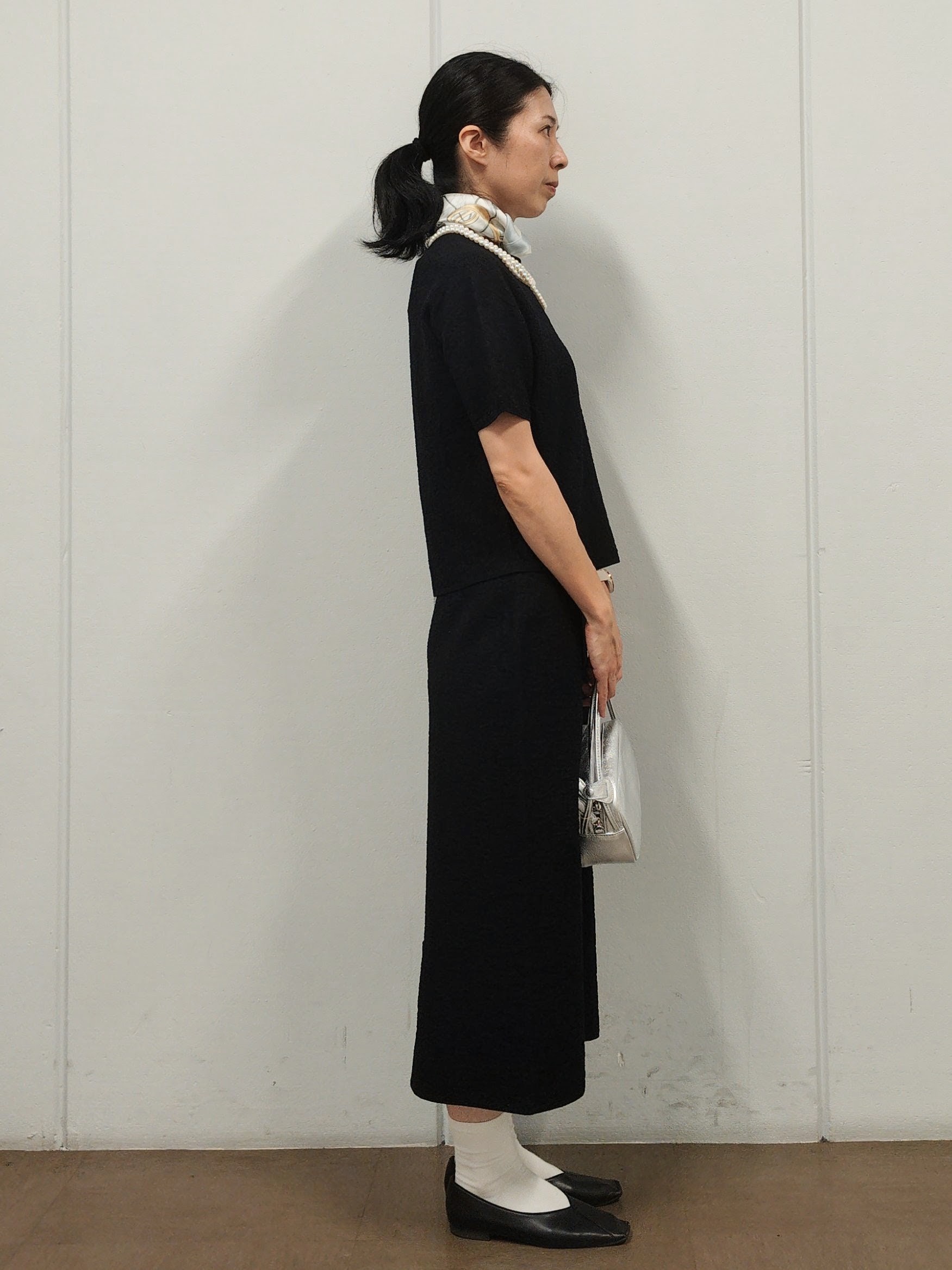 OHNUMAさんの「UNTITLED｜【セットアップ可/ストレッチ性】ドライタッチニットプルオーバー」を使ったコーディネート