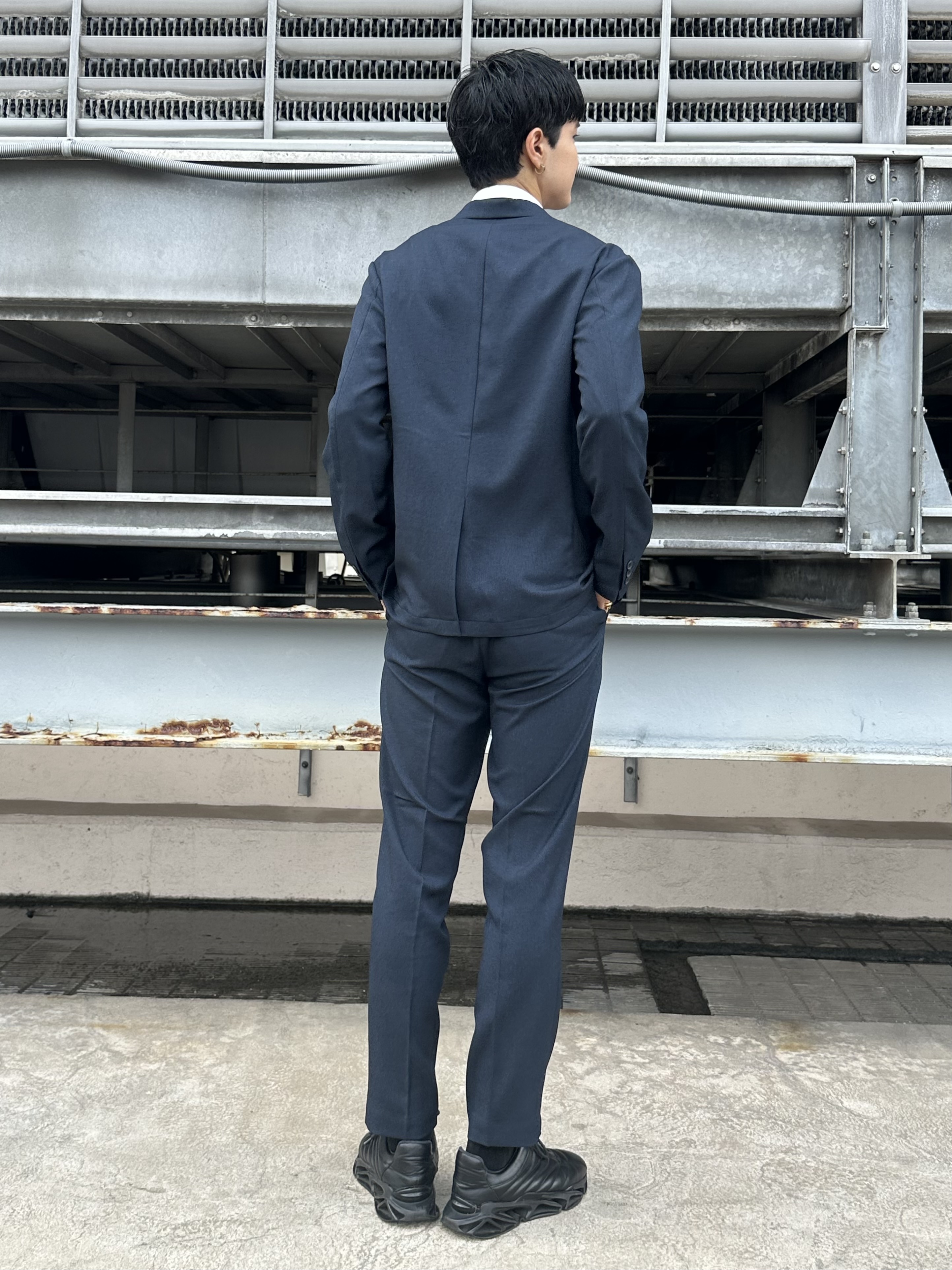 KOHEIさんの「tk.TAKEO KIKUCHI｜【牛革】スクエアバックルベルト」を使ったコーディネート