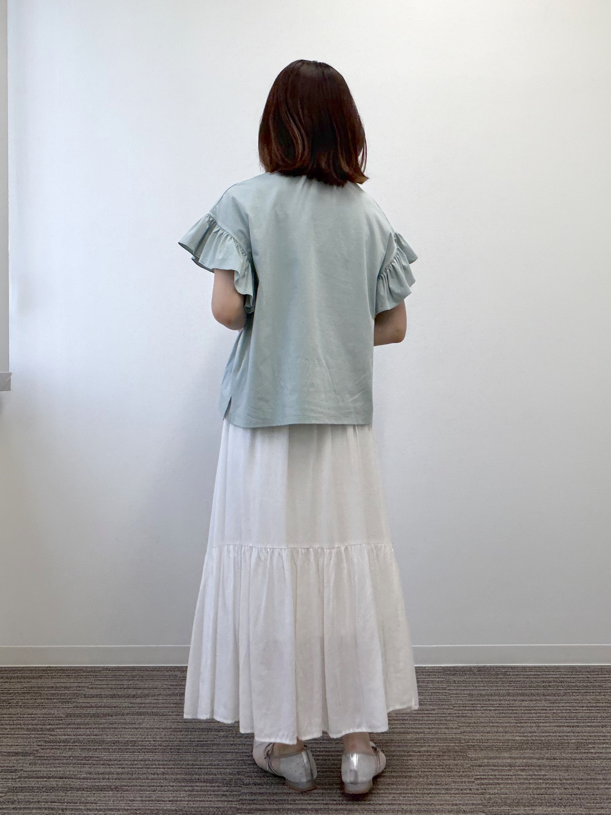 saoriさんの「<Philly chocolateコラボ>リボンTシャツ」を使ったコーディネート