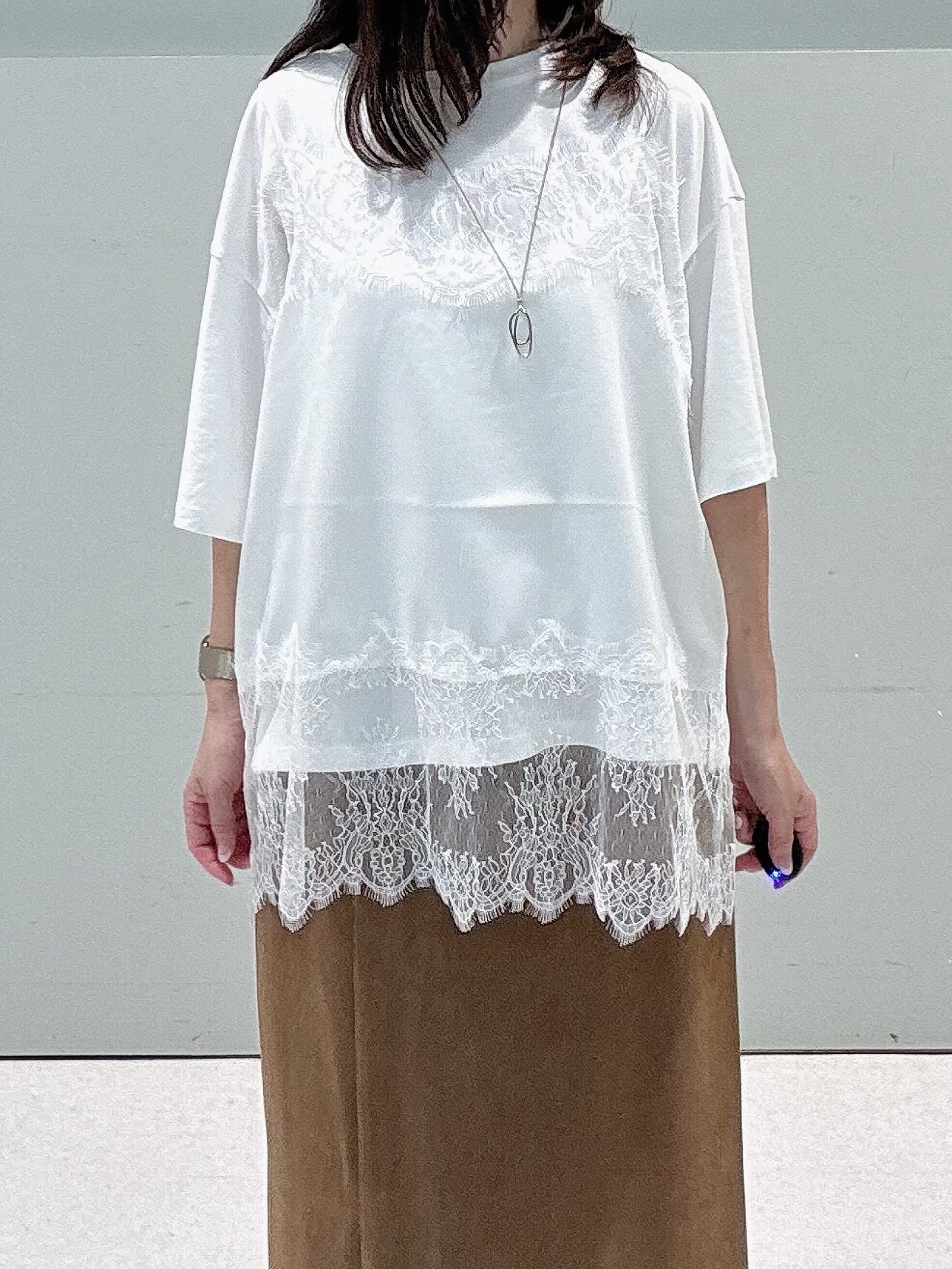 makiさんの「UNTITLED｜【セットアップ可】スエードライクブルゾン」を使ったコーディネート