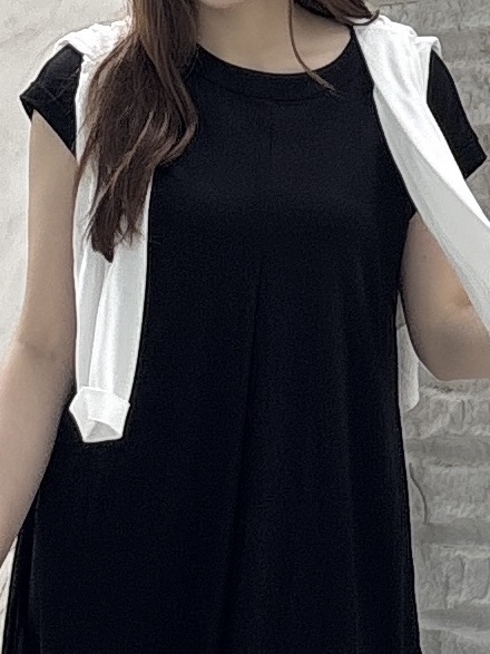 sayaさんの「grove｜高評価！【接触冷感／UVカットetc】ベーシックショートカーディガン」を使ったコーディネート