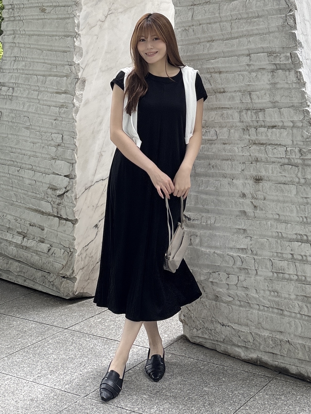 sayaさんの「grove｜高評価！【接触冷感／UVカットetc】ベーシックショートカーディガン」を使ったコーディネート