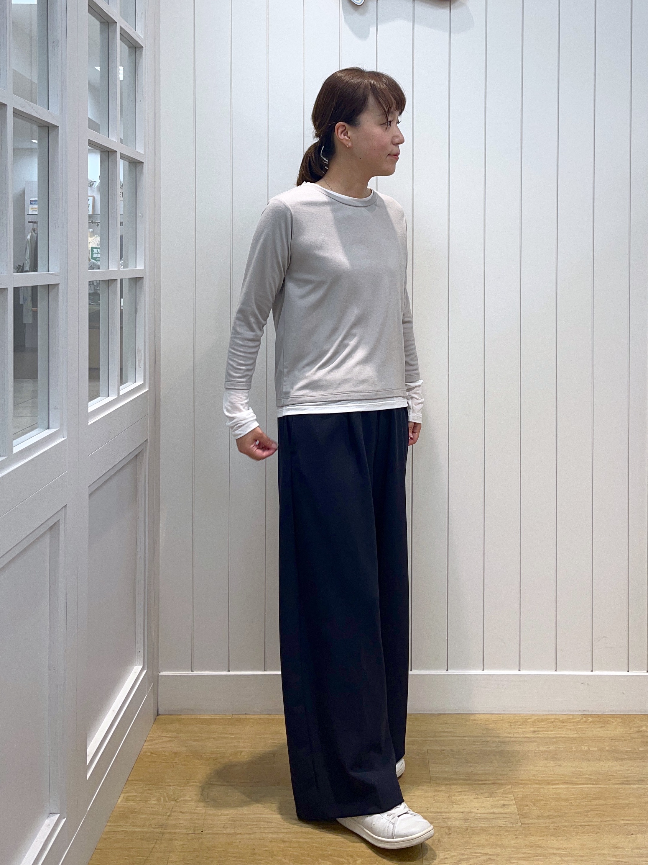 takayamaさんの「Dessin｜シアーストライプドロストシャツ」を使ったコーディネート