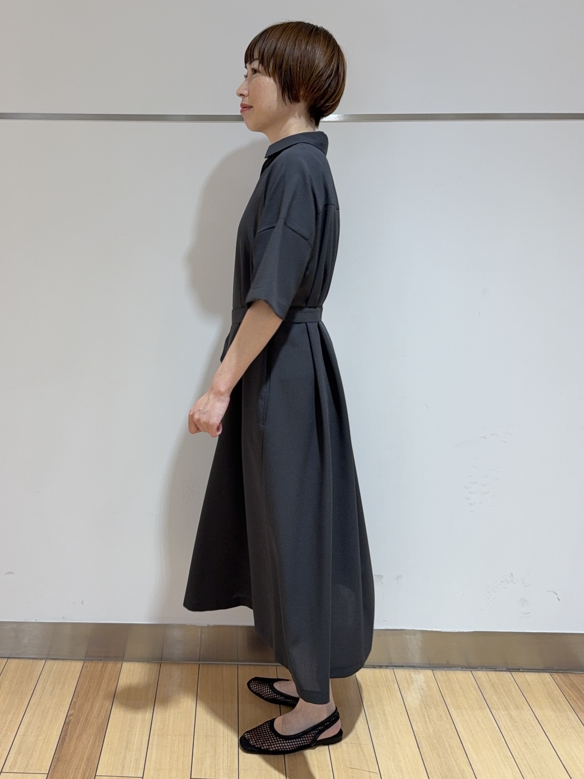 あやさんの「UNTITLED｜【残暑も快適/UVカット/接触冷感】エアリークールワンピース」を使ったコーディネート