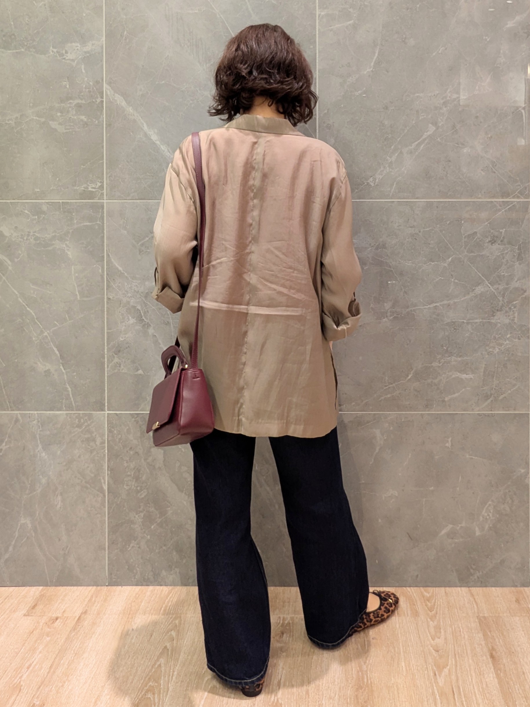 mamさんの「OPAQUE.CLIP｜デニムフリルブラウス【洗濯機OK】」を使ったコーディネート