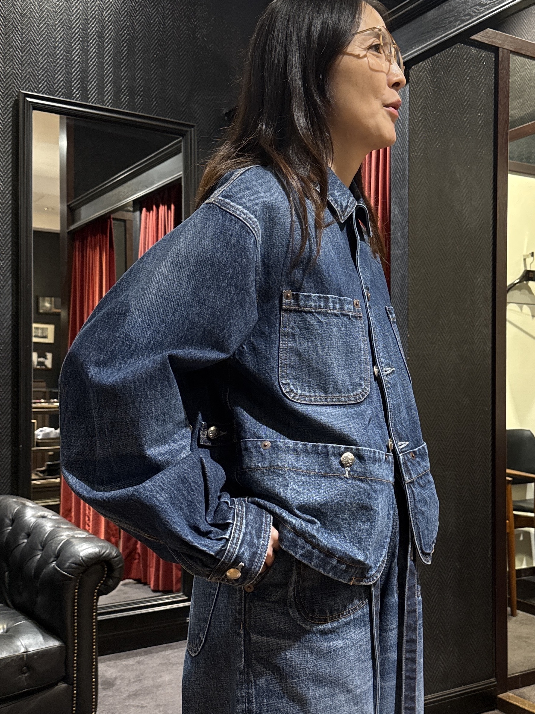 神野（jinno）さんの「TAKEO KIKUCHI｜【525DENIM】14ozデニム カバーオール」を使ったコーディネート
