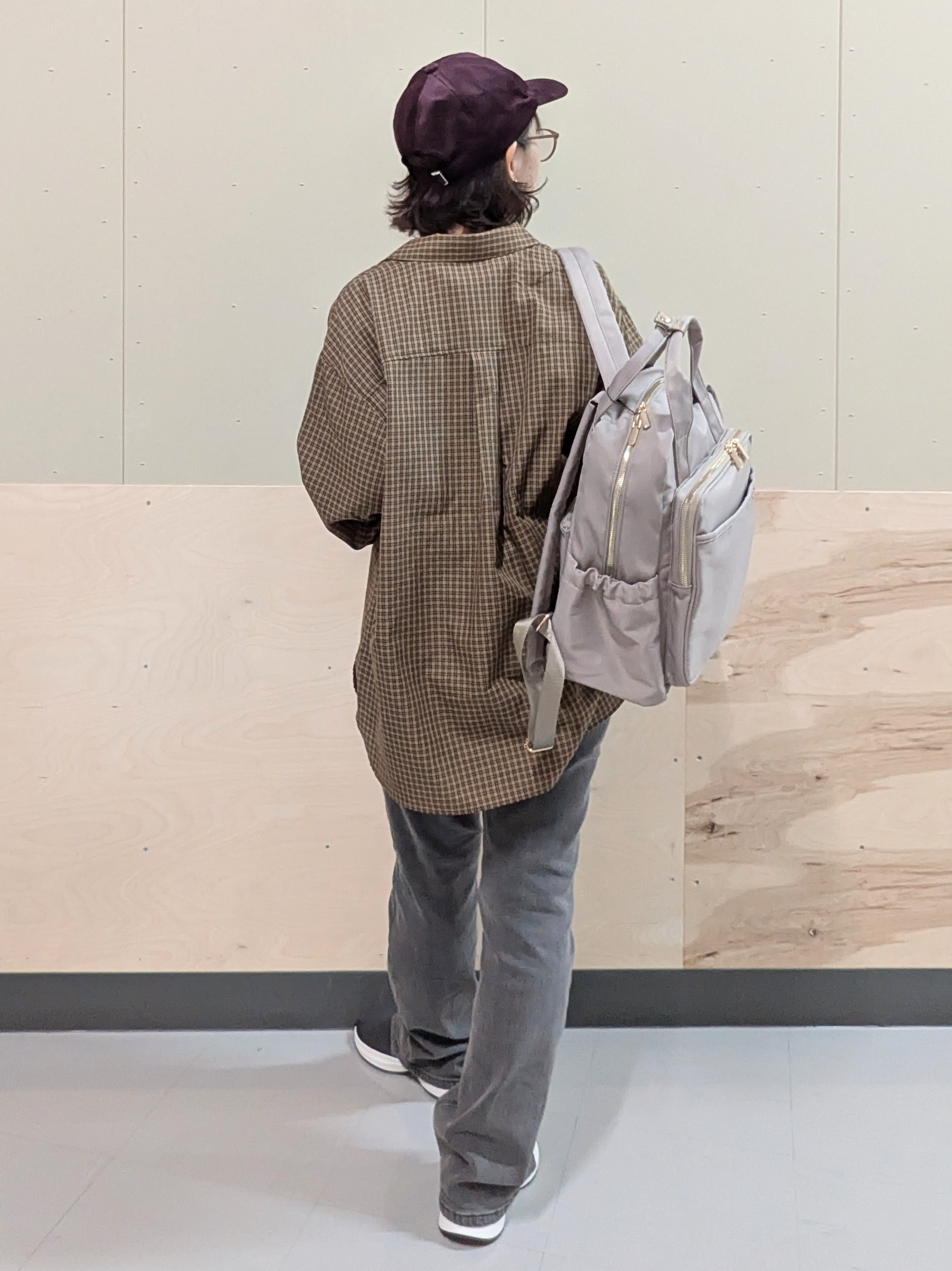 mamさんの「OPAQUE.CLIP｜チェック柄シャツ【洗濯機OK】」を使ったコーディネート