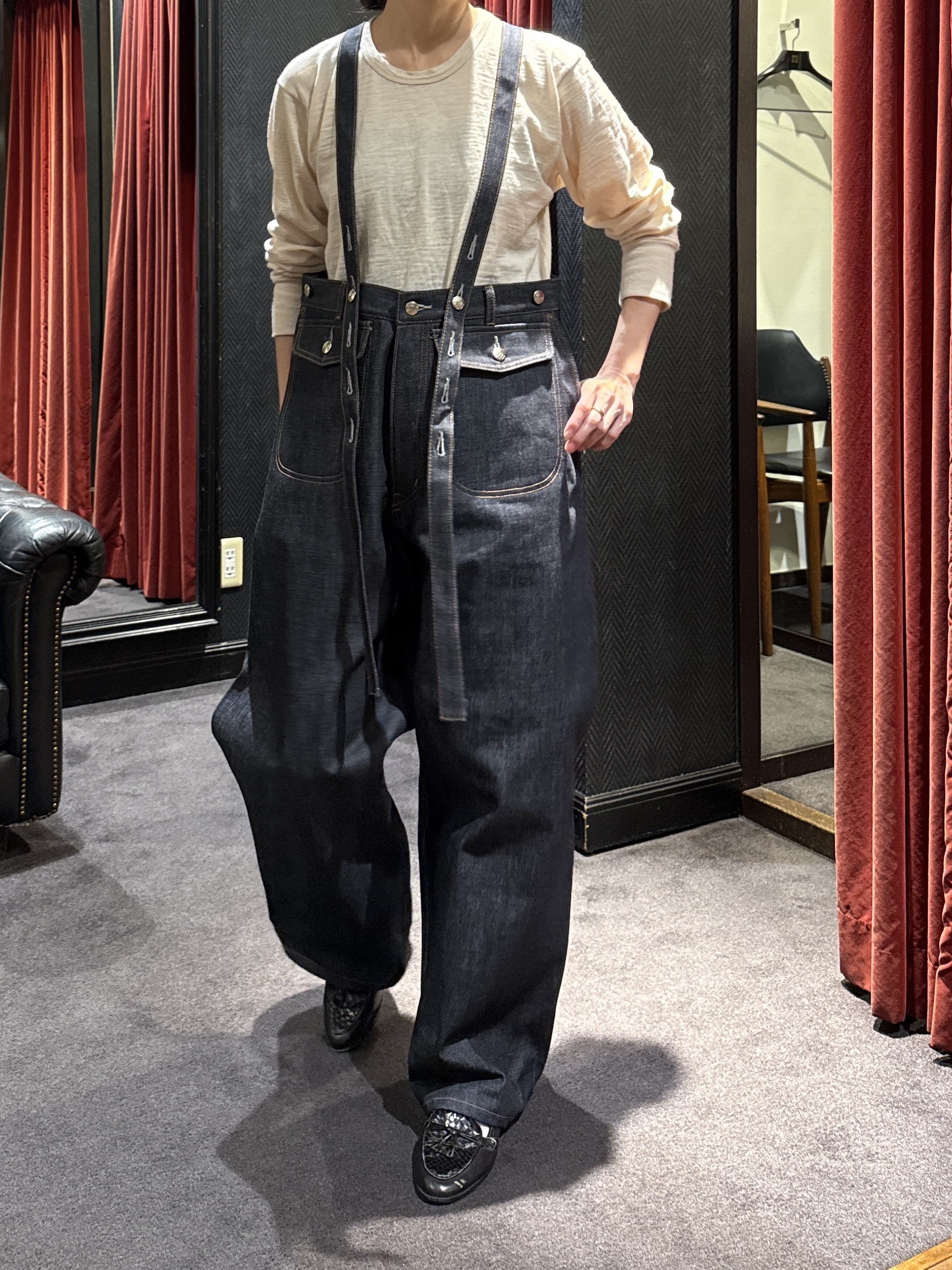 神野（jinno）さんの「TAKEO KIKUCHI｜【525DENIM】14ozデニム カバーオール」を使ったコーディネート