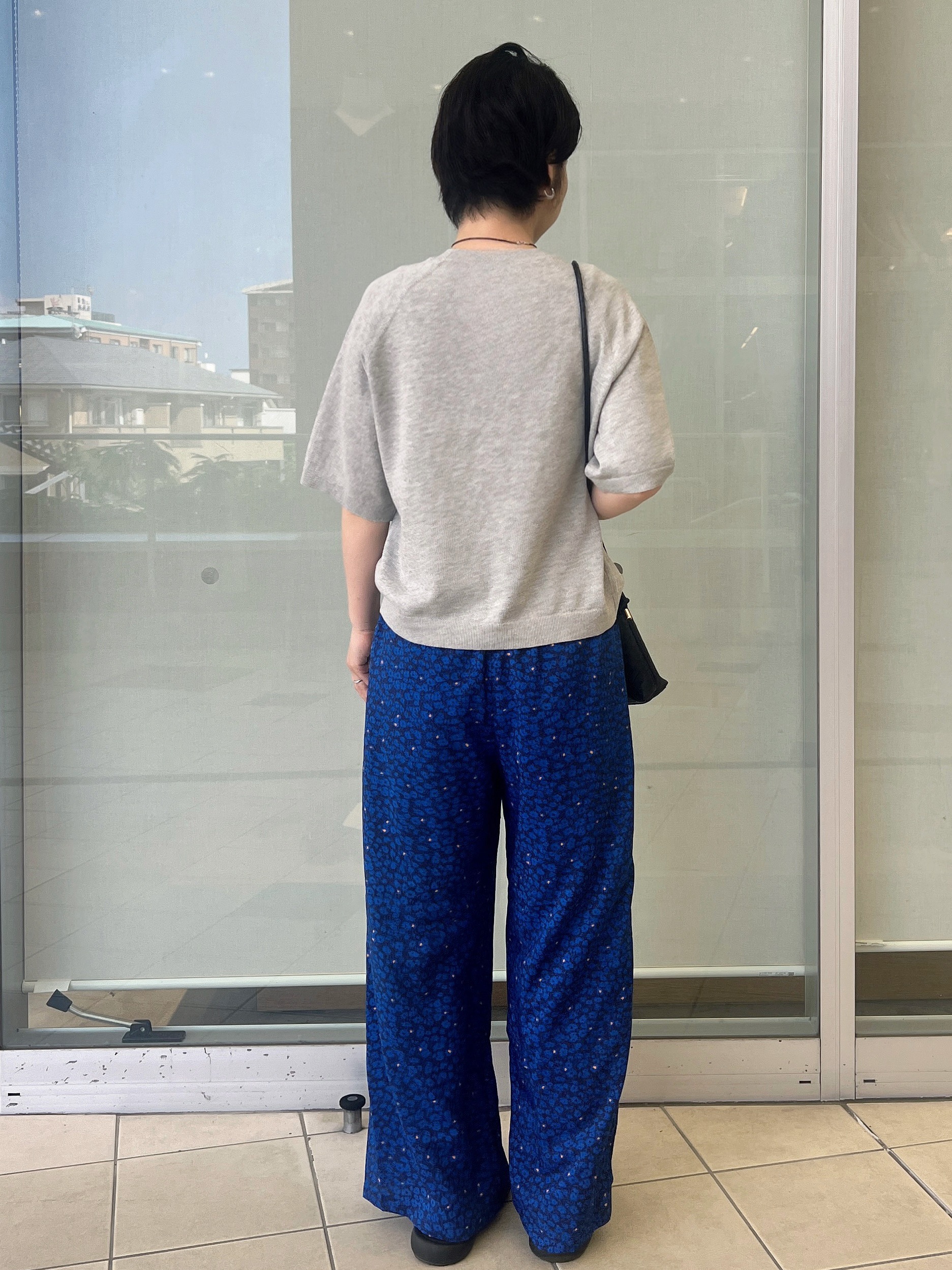 yo-koさんの「OPAQUE.CLIP｜スウェットライクニット【洗濯機OK】」を使ったコーディネート