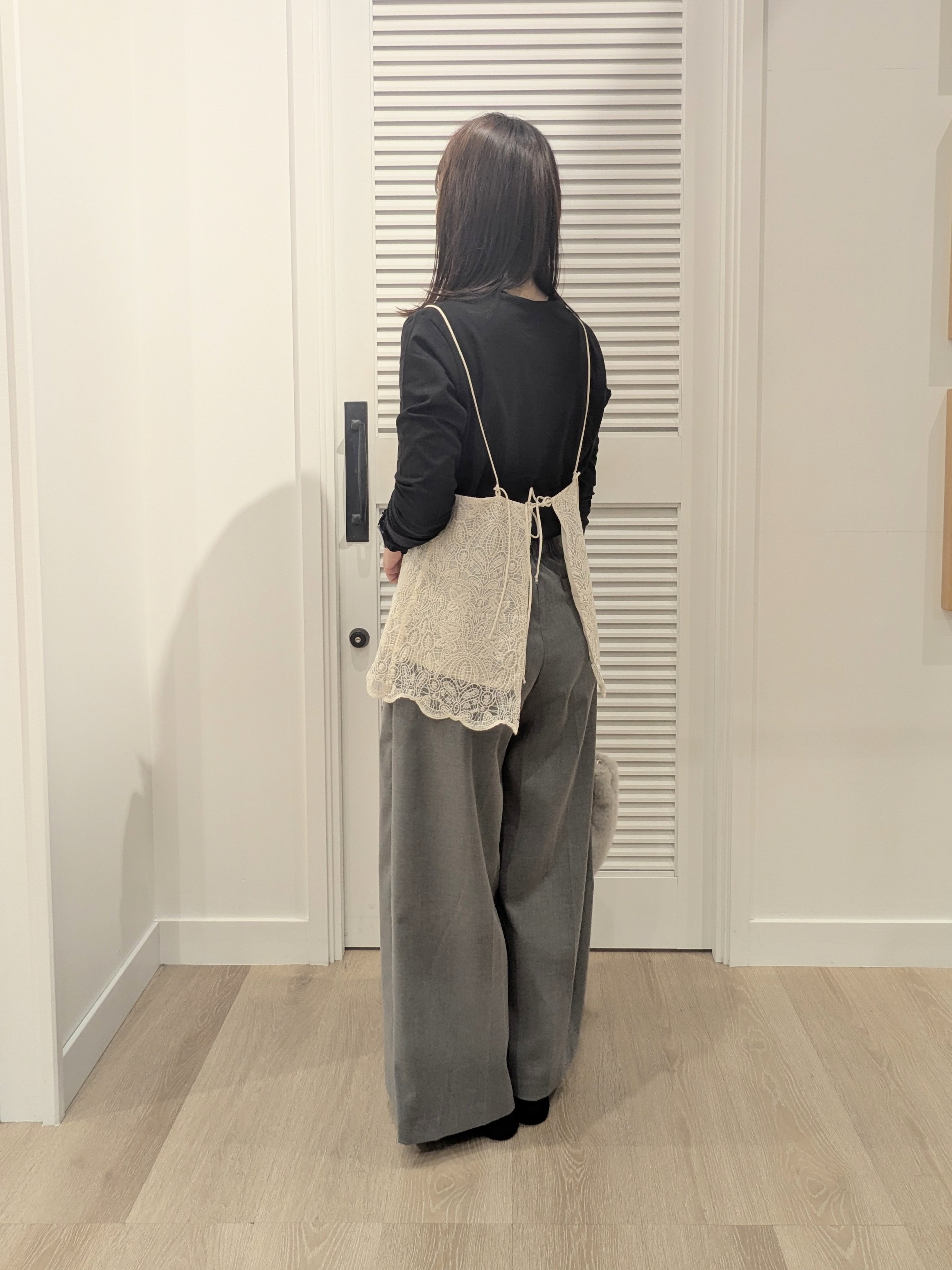 enさんの「Dessin｜シアー切り替えクルーネックカットソー」を使ったコーディネート