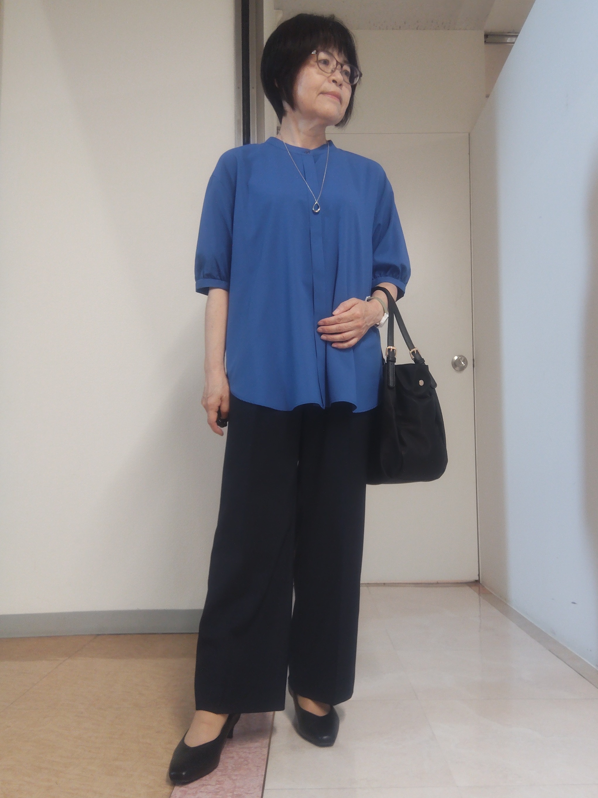tokuさんの「Reflect｜【手洗い可】異素材ドッキングブラウス」を使ったコーディネート