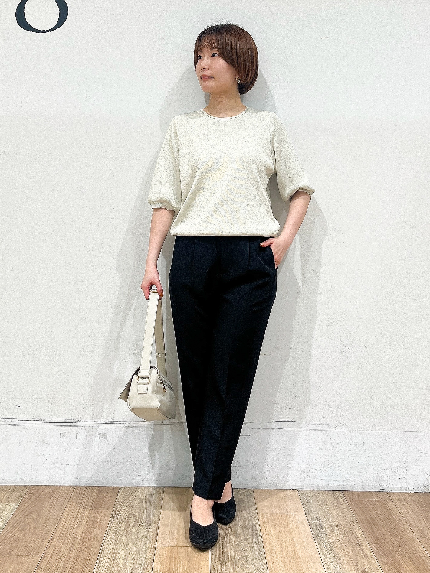 山さんさんの「grove｜シアーオンブレチェックシャツ」を使ったコーディネート