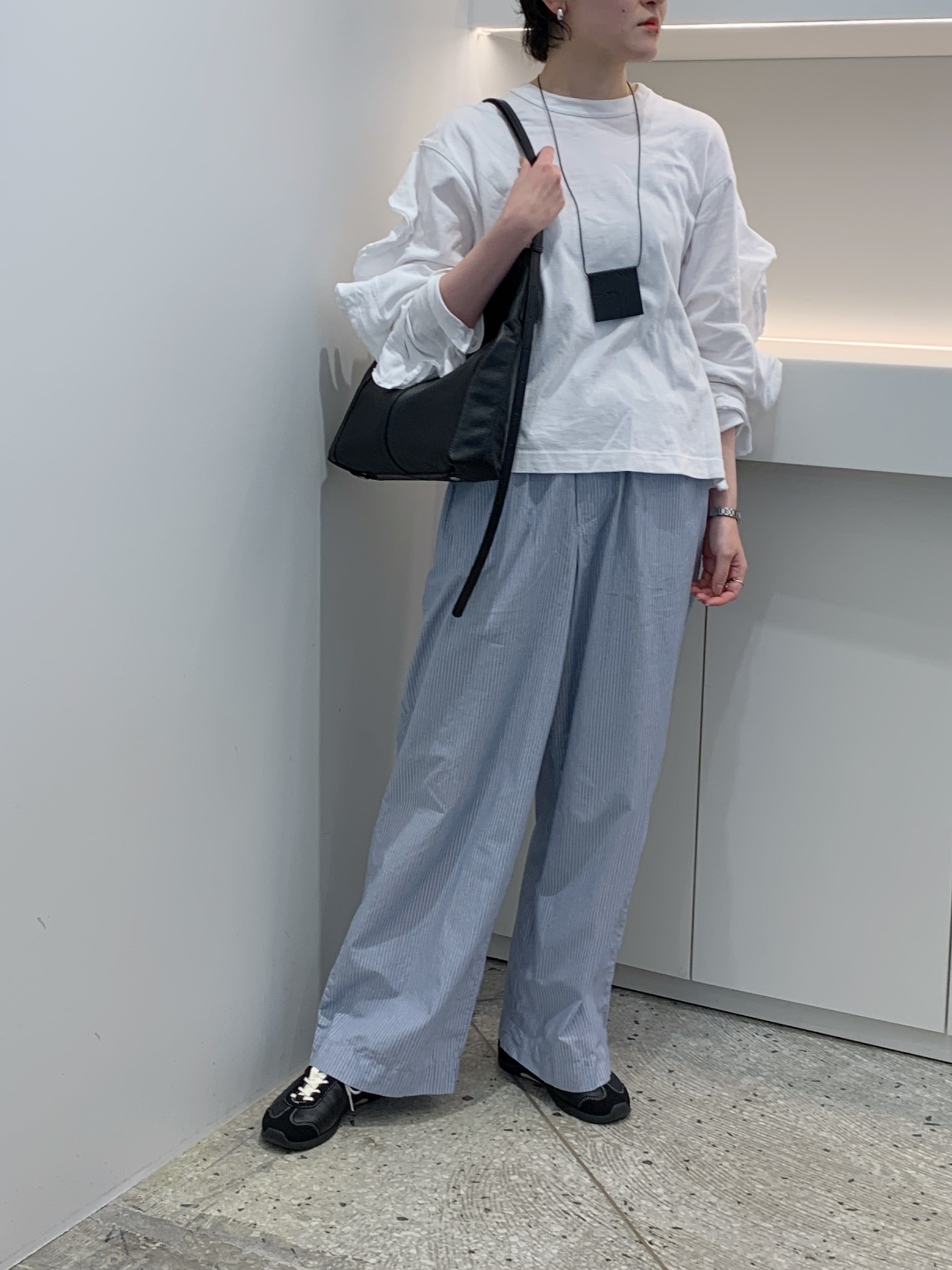 Iさんの「HIROKO HAYASHI｜FINE（フィーネ）2wayショルダーバッグ」を使ったコーディネート