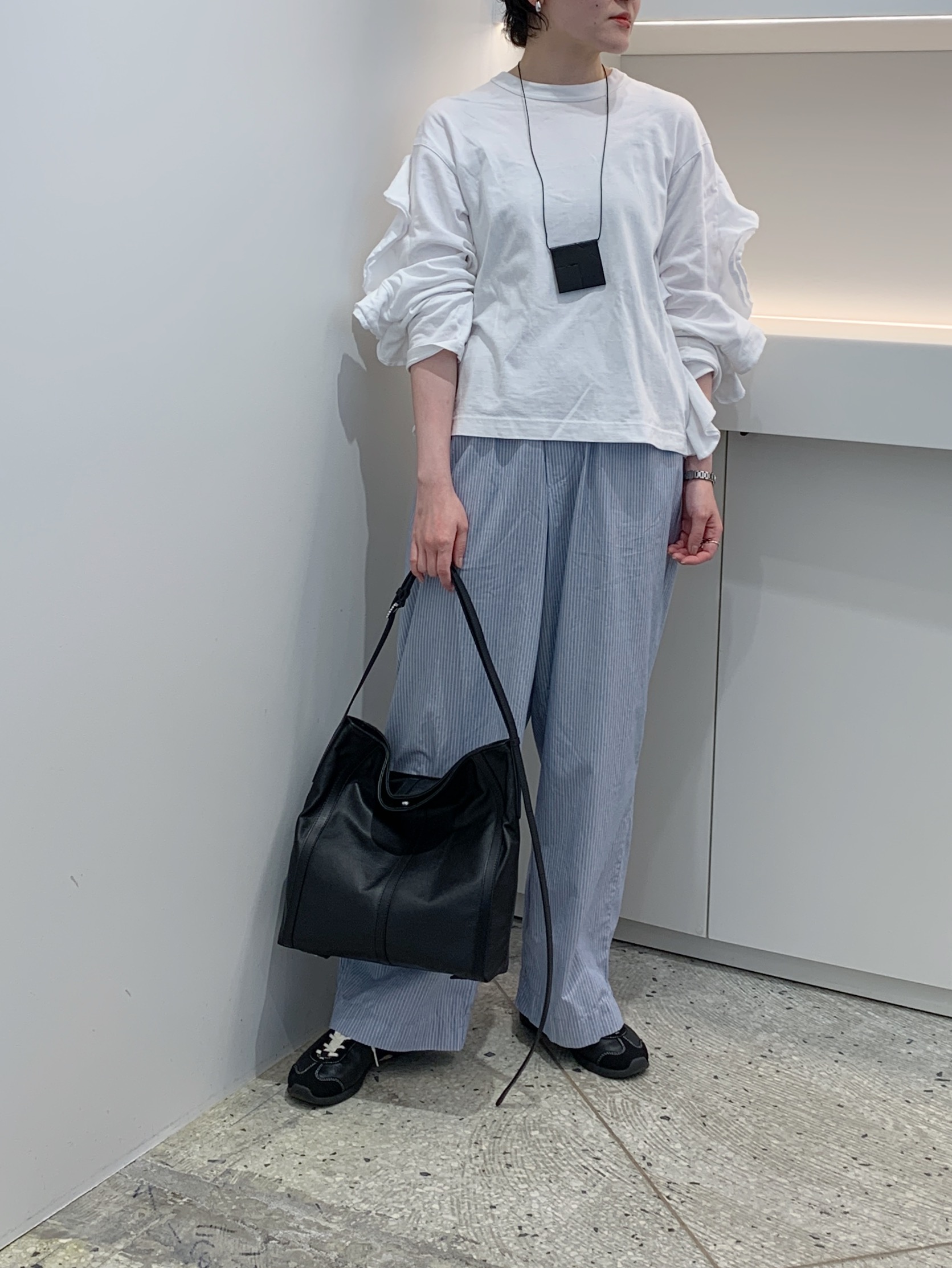 Iさんの「HIROKO HAYASHI｜FINE（フィーネ）2wayショルダーバッグ」を使ったコーディネート