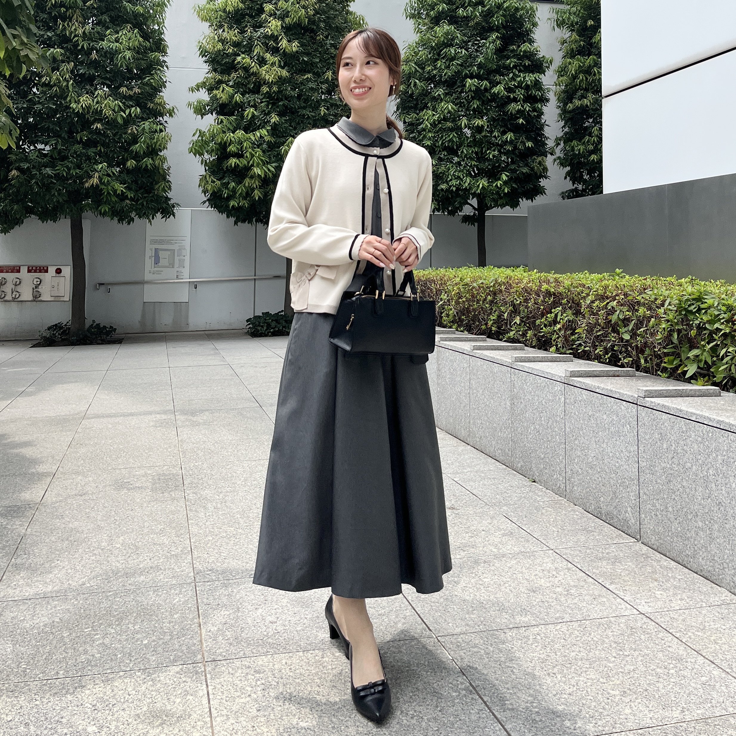 はばさんの「Couture brooch｜ダブルリボンパンプス」を使ったコーディネート