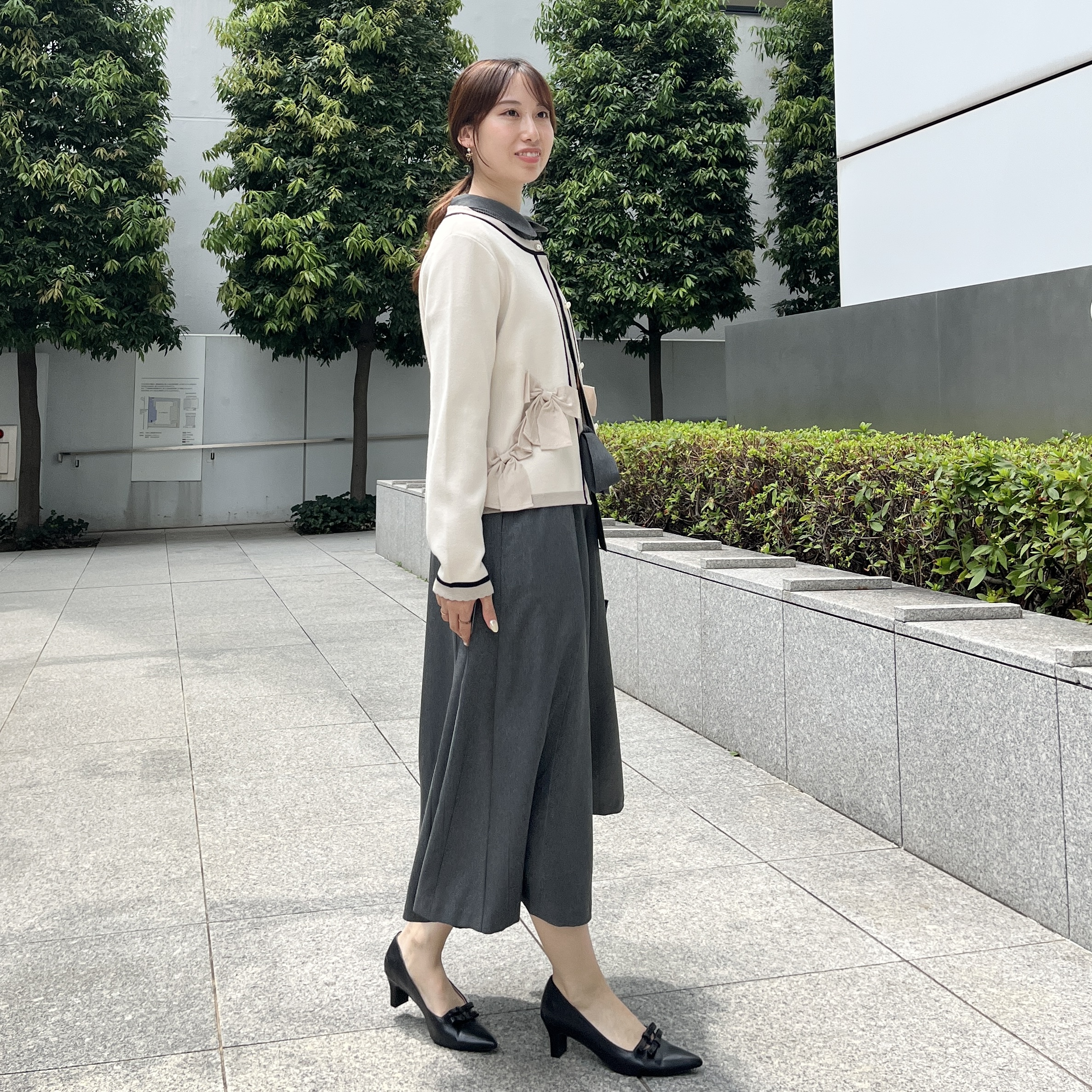 はばさんの「Couture brooch｜ダブルリボンパンプス」を使ったコーディネート