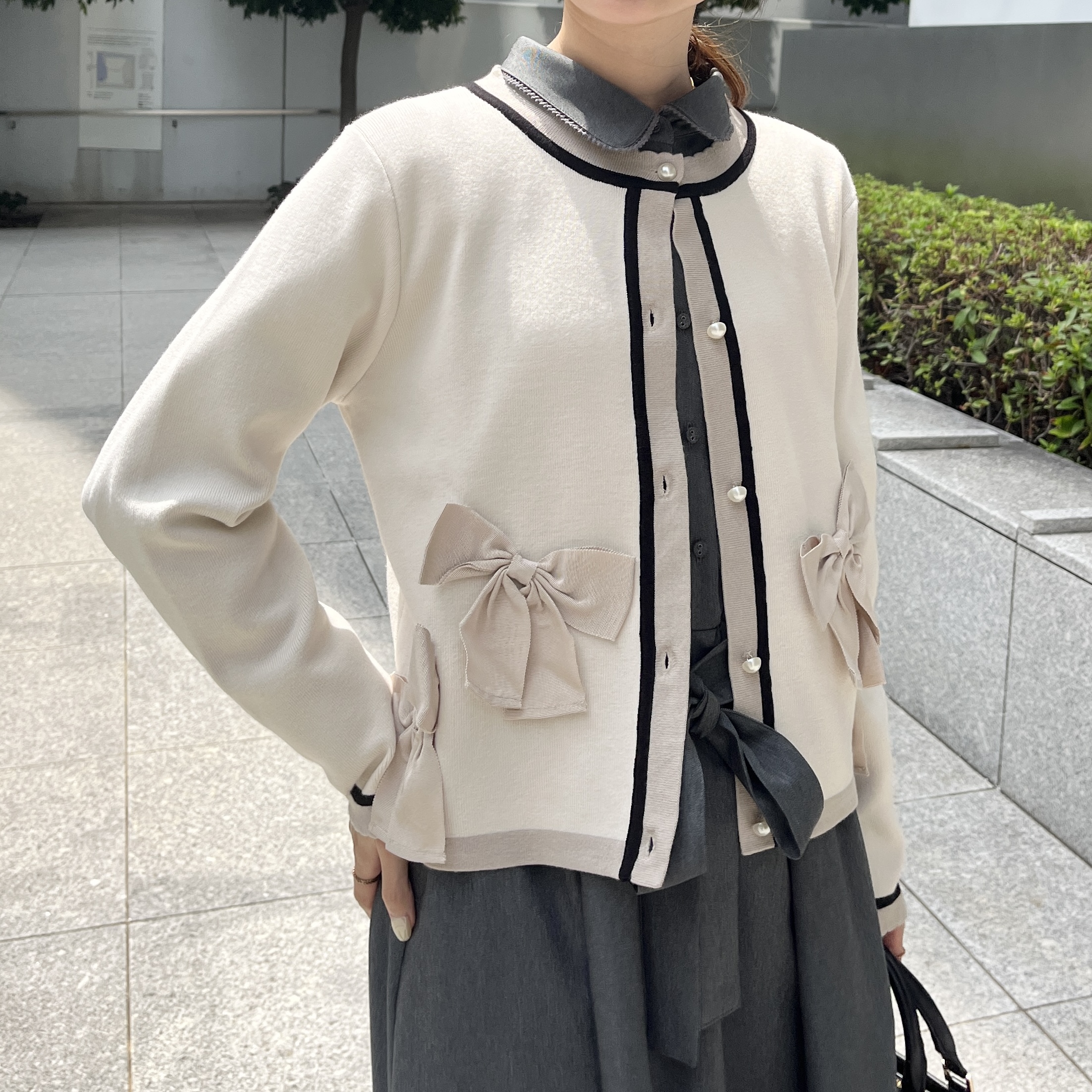 はばさんの「Couture brooch｜ダブルリボンパンプス」を使ったコーディネート