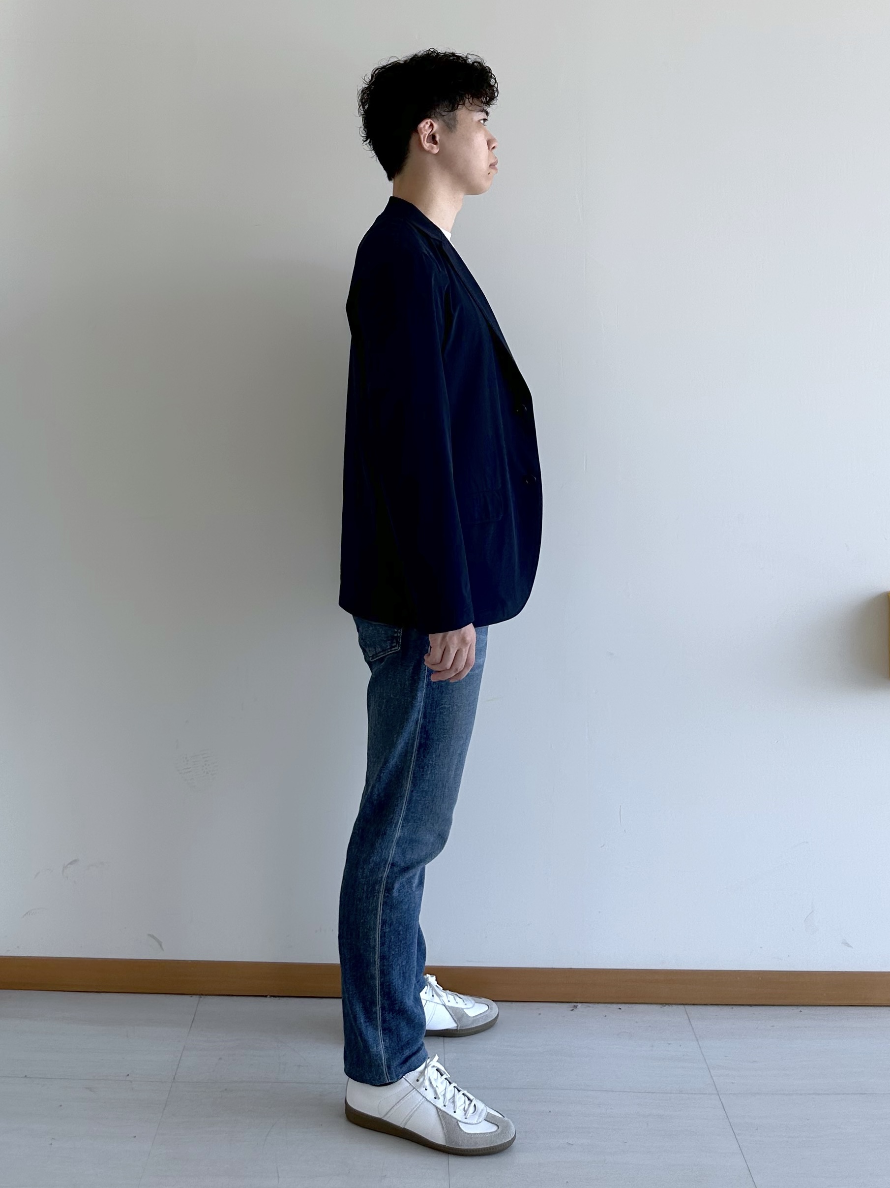 イッシーさんの「TAKEO KIKUCHI｜3Dナイロン ジャケット」を使ったコーディネート