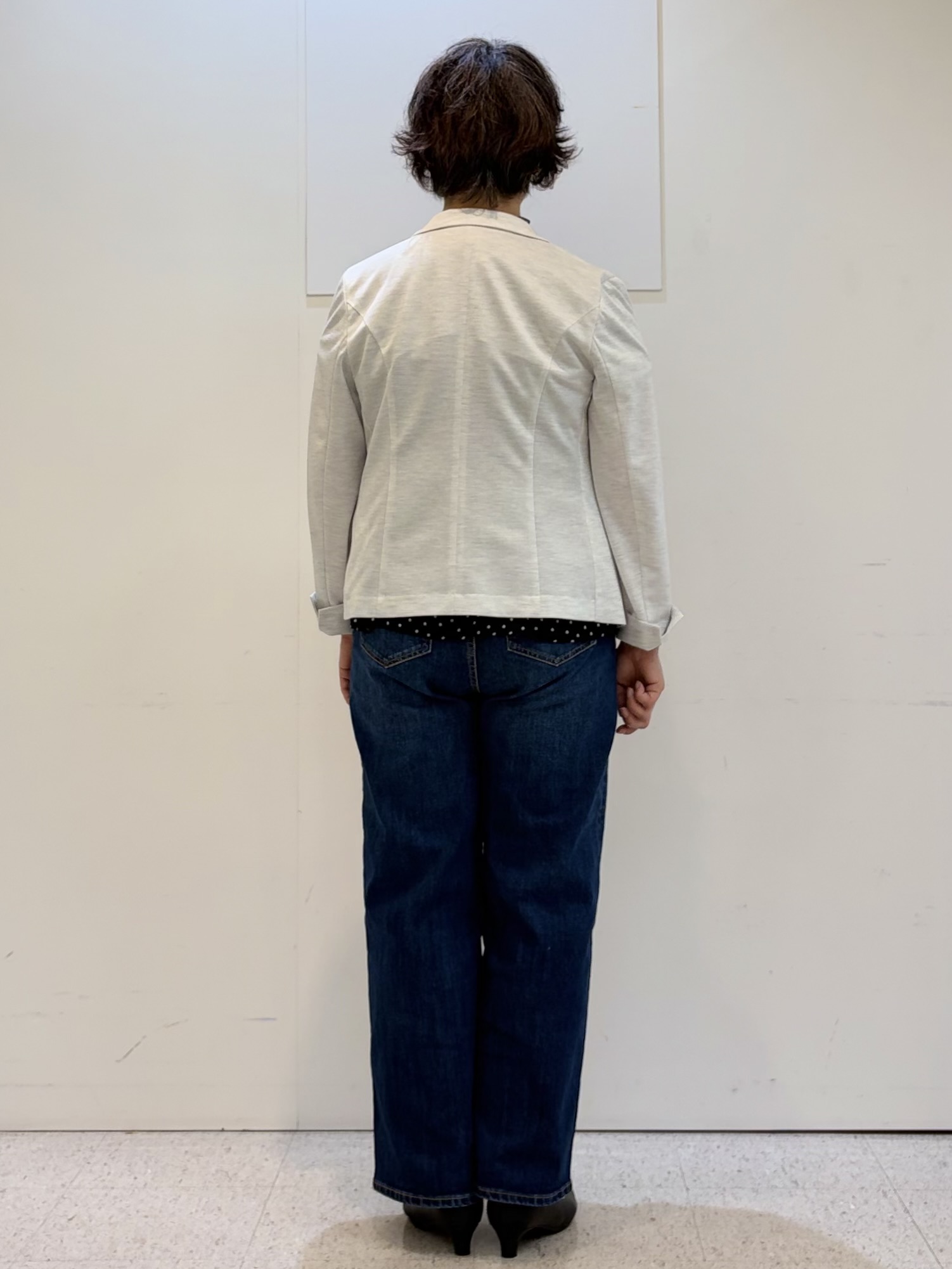 ヤスコさんの「Reflect｜【SS-4Lサイズ／UVカット／接触冷感】匠ジャケット／ベーシックテーラード」を使ったコーディネート
