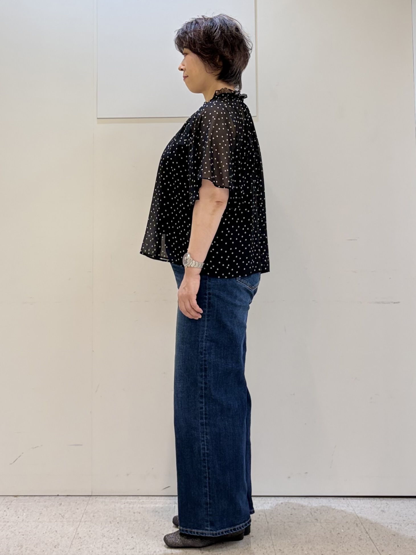 ヤスコさんの「Reflect｜【SS-4Lサイズ／UVカット／接触冷感】匠ジャケット／ベーシックテーラード」を使ったコーディネート