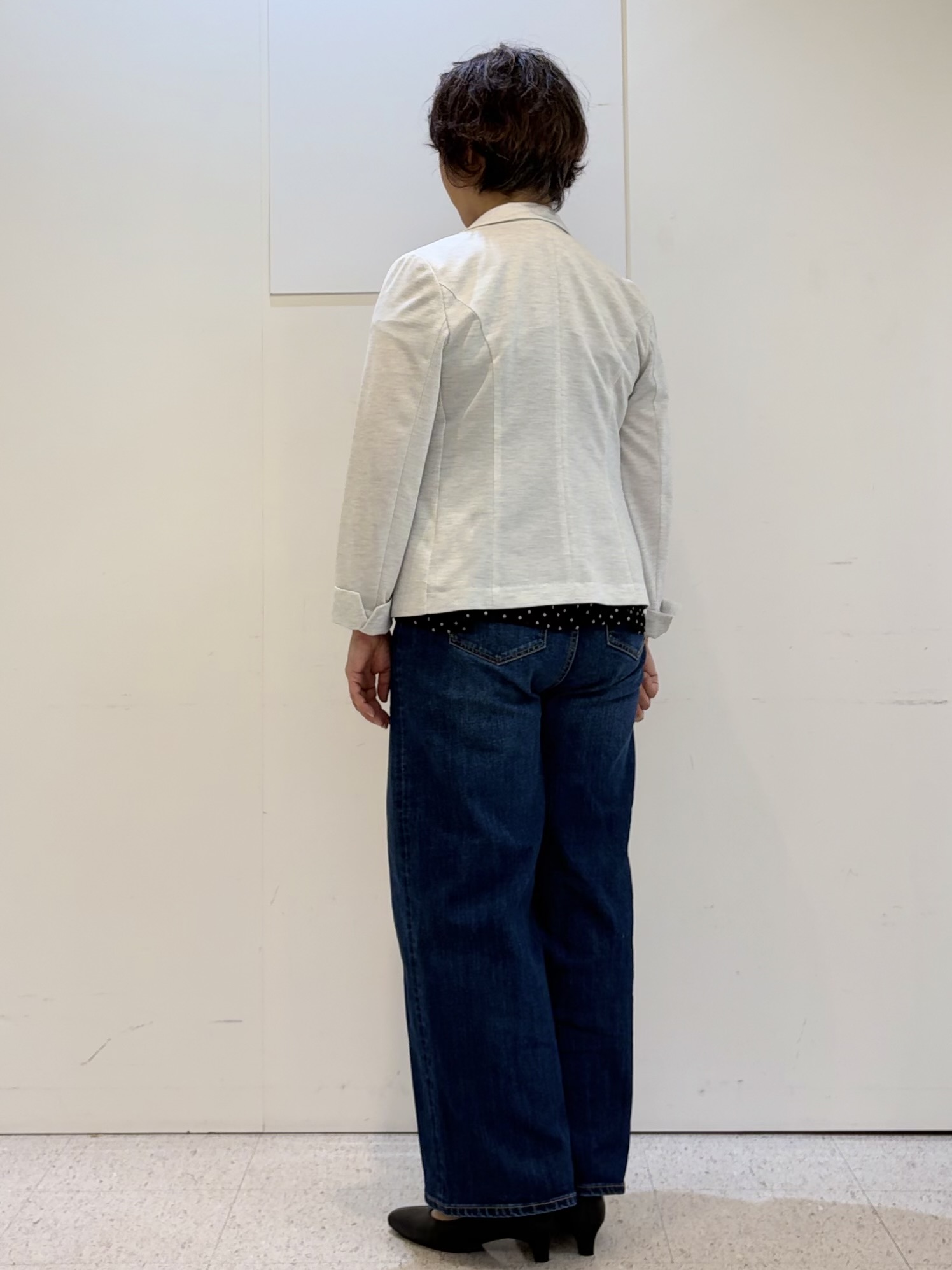 ヤスコさんの「Reflect｜【SS-4Lサイズ／UVカット／接触冷感】匠ジャケット／ベーシックテーラード」を使ったコーディネート