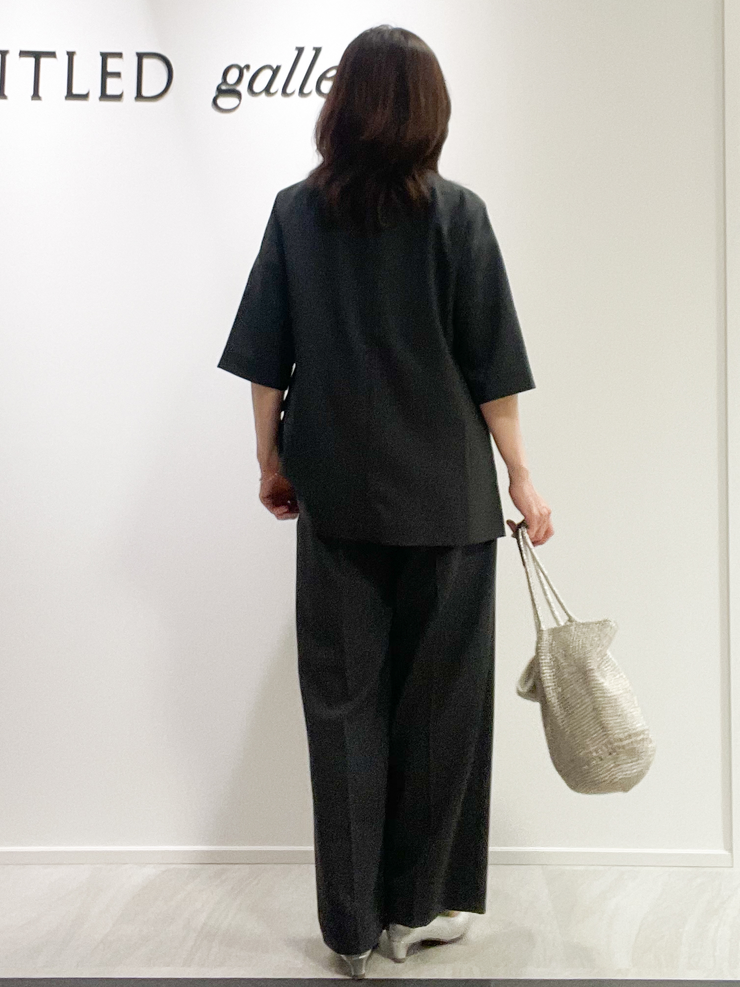 めいさんの「UNTITLED｜【秋の通勤羽織/セットアップ可/UVカット】エアリークール半袖ジャケット」を使ったコーディネート