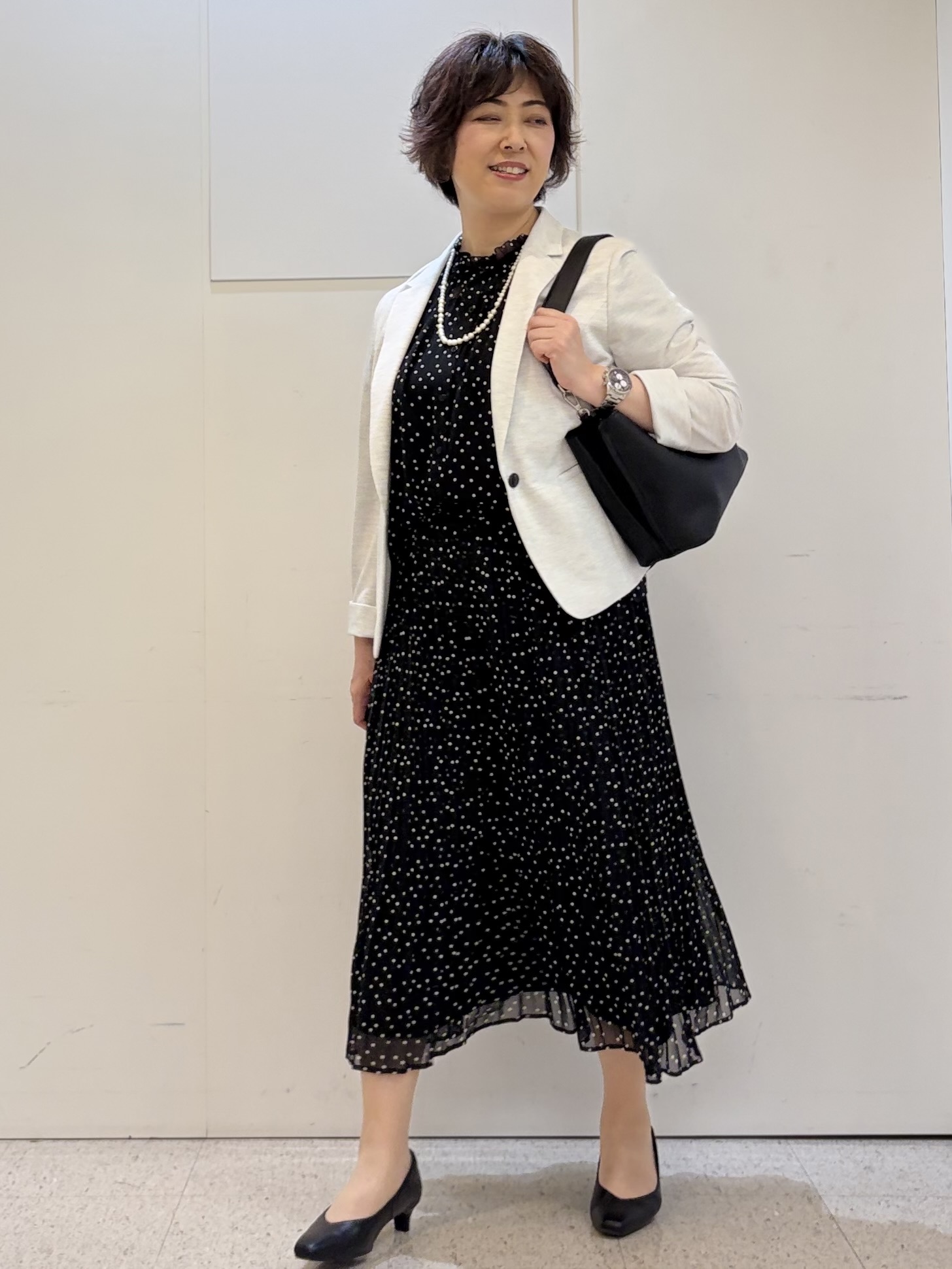 ヤスコさんの「Reflect｜【SS-4Lサイズ／UVカット／接触冷感】匠ジャケット／ベーシックテーラード」を使ったコーディネート