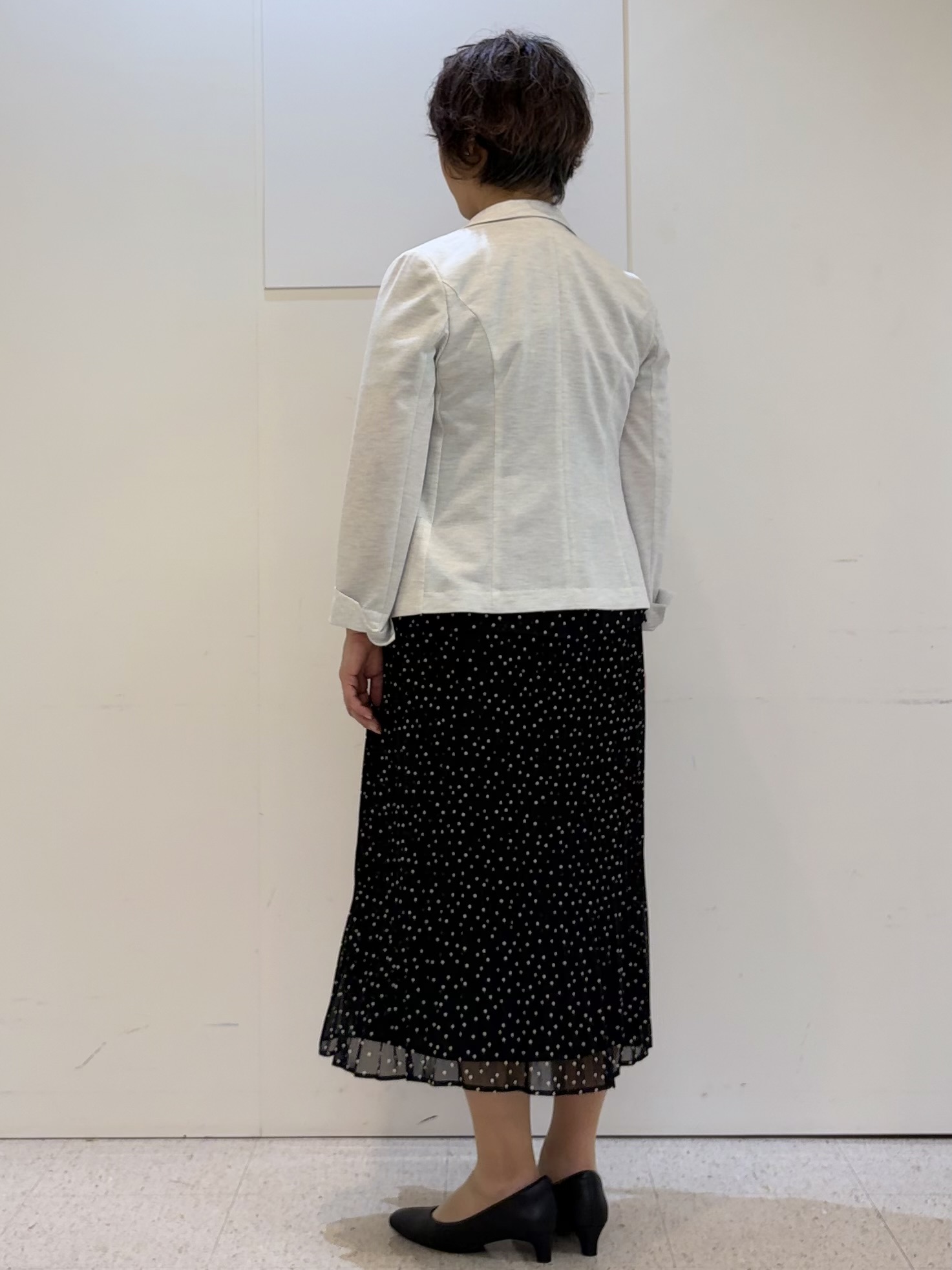 ヤスコさんの「Reflect｜【SS-4Lサイズ／UVカット／接触冷感】匠ジャケット／ベーシックテーラード」を使ったコーディネート