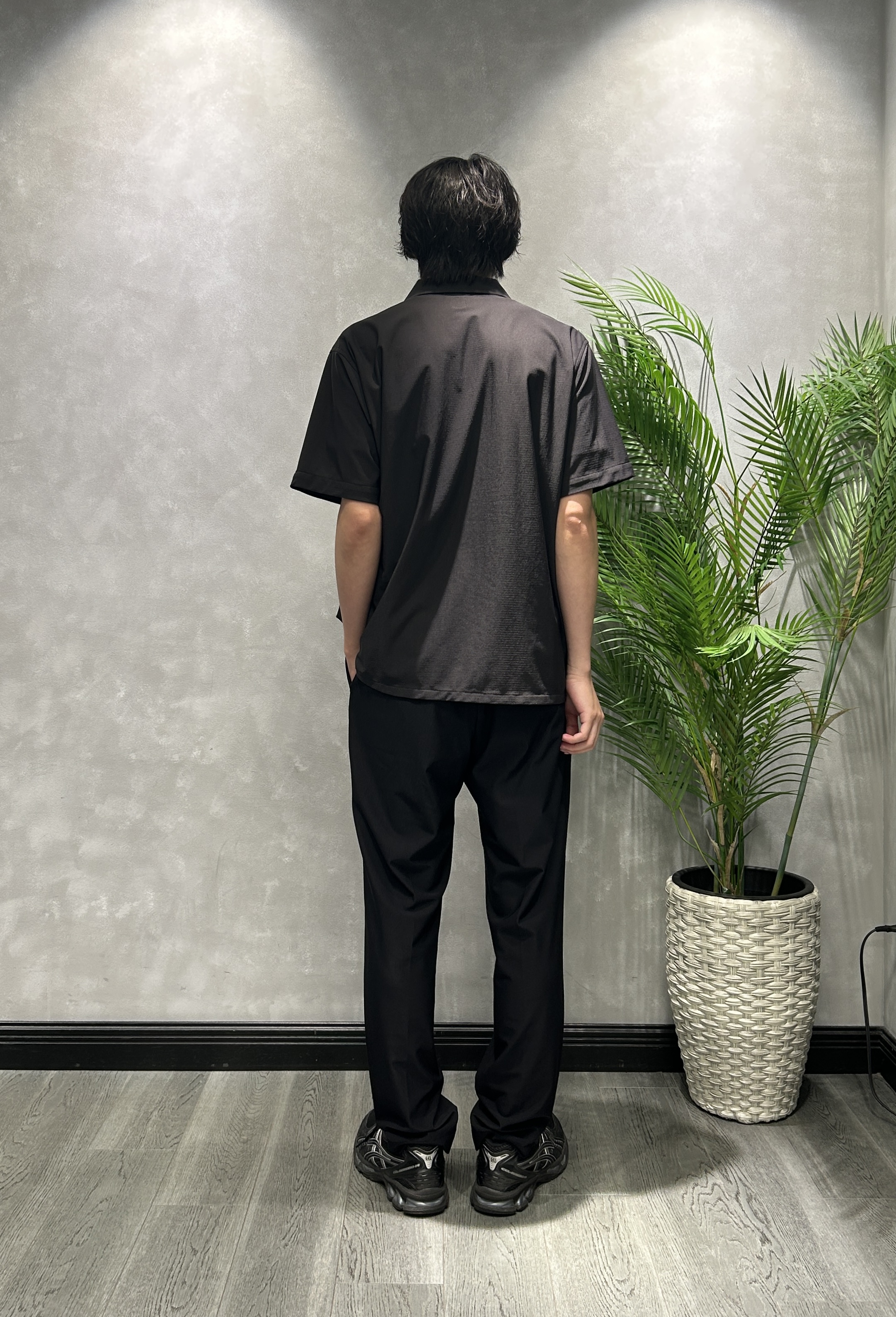 ruiさんの「TAKEO KIKUCHI｜【通気性】AIRTOOL LIGHT オープンカラー半袖シャツ」を使ったコーディネート