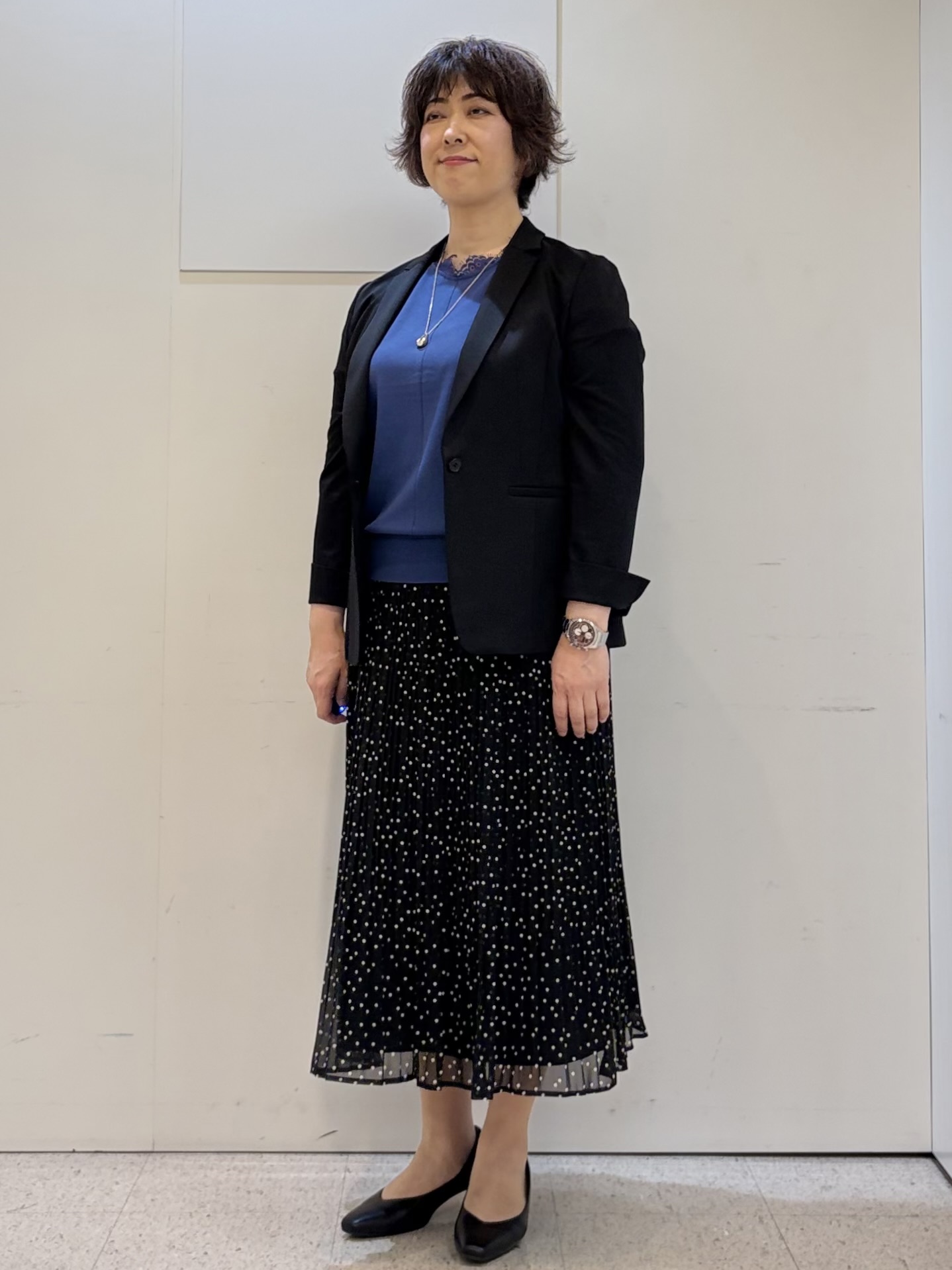 ヤスコさんの「Reflect｜【SS-4Lサイズ／UVカット／接触冷感】匠ジャケット／ロングテーラード」を使ったコーディネート