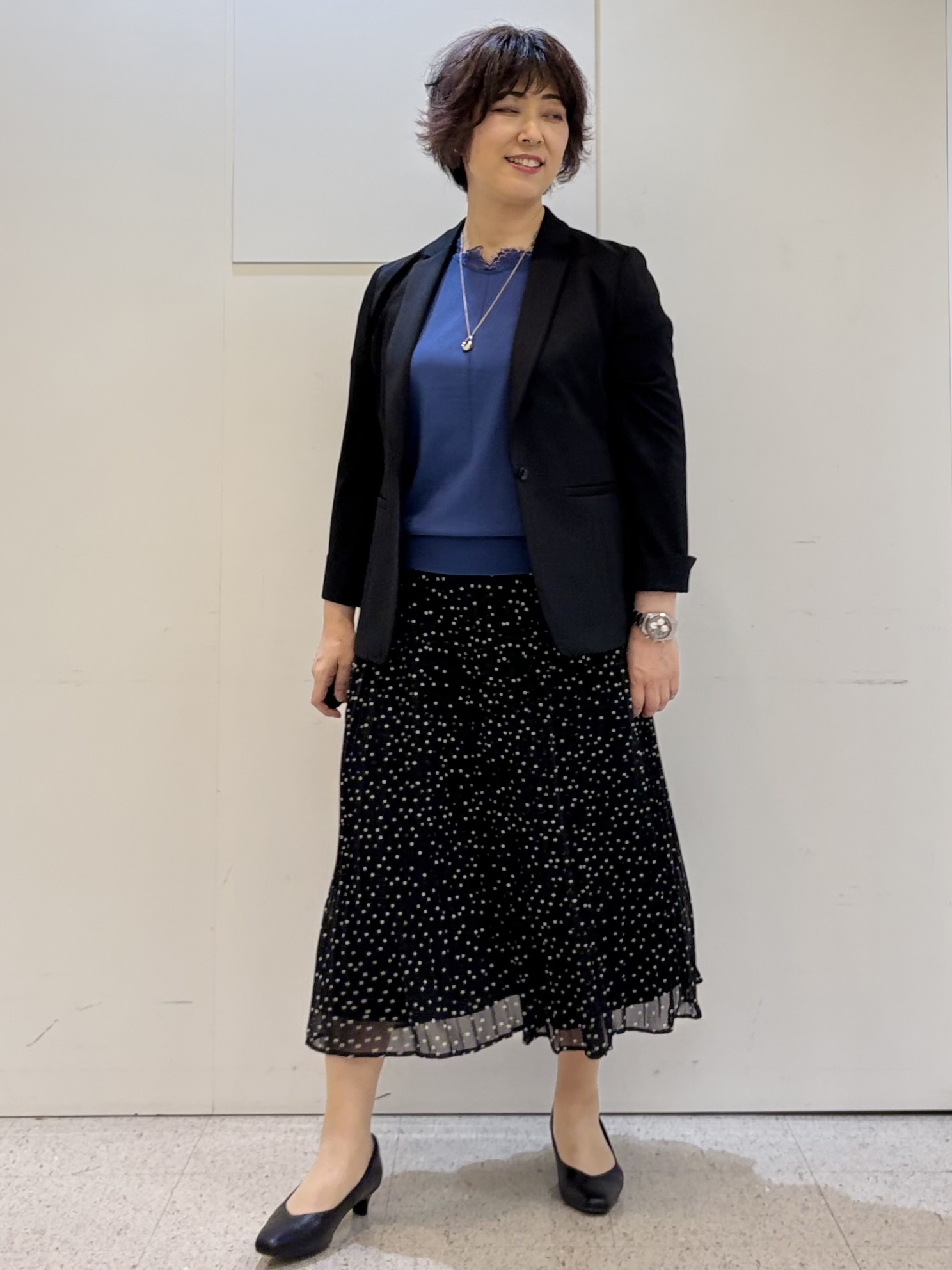 ヤスコさんの「Reflect｜【SS-4Lサイズ／UVカット／接触冷感】匠ジャケット／ロングテーラード」を使ったコーディネート