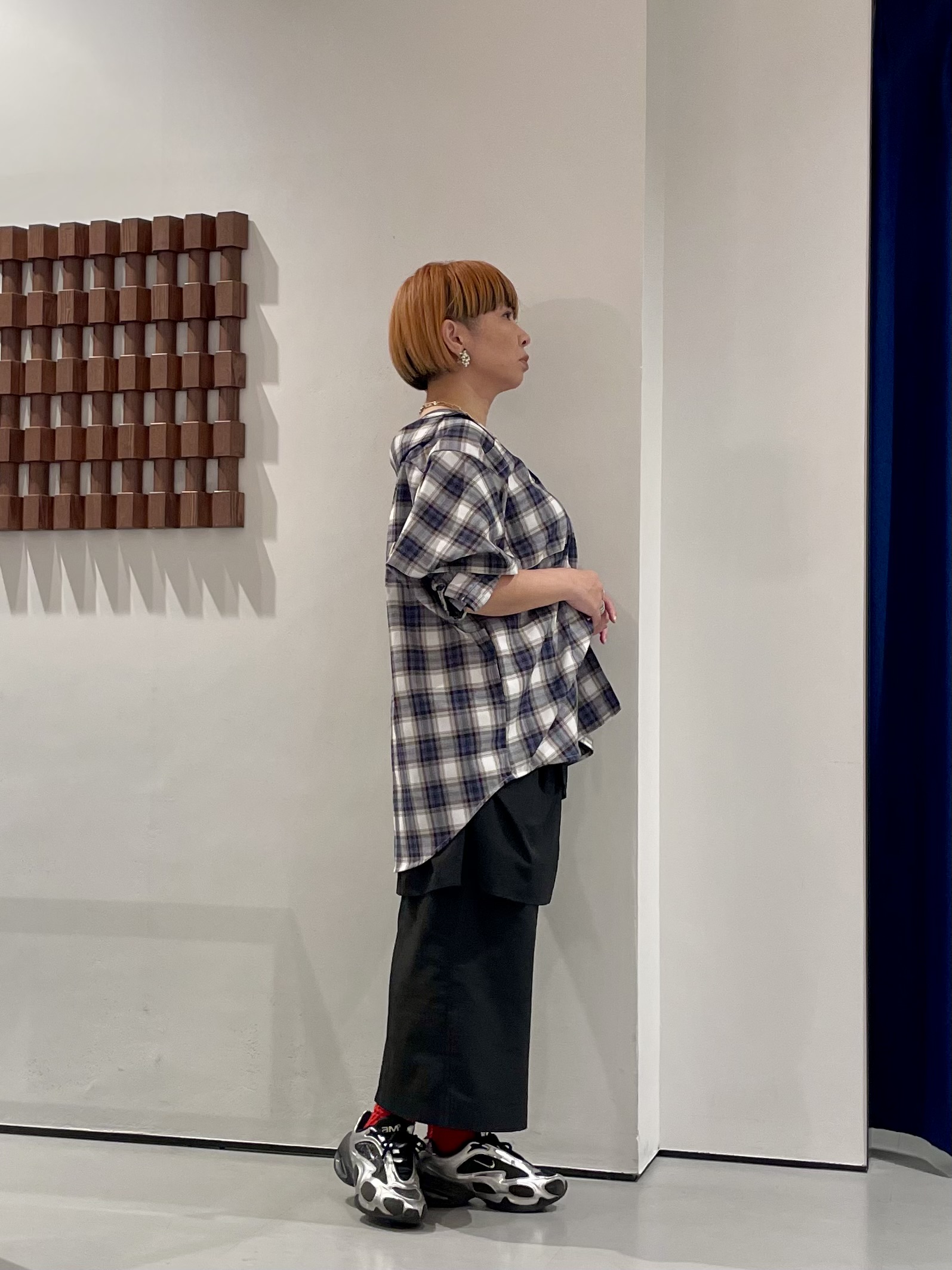 KOUさんの「INDIVI｜ラップ風タイトスカート」を使ったコーディネート