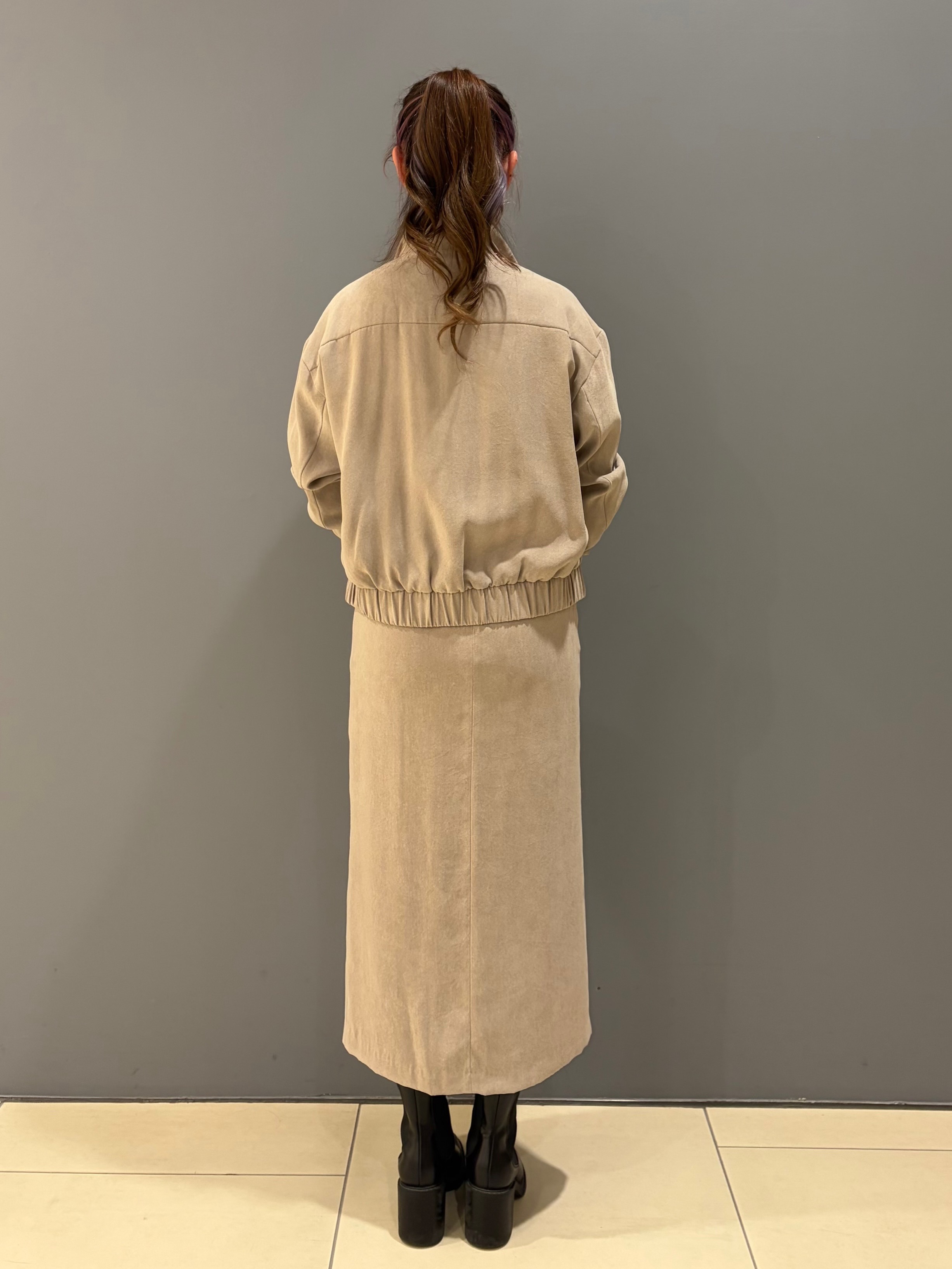 miさんの「UNTITLED｜【セットアップ可/ストレッチ性】ドライタッチニットプルオーバー」を使ったコーディネート