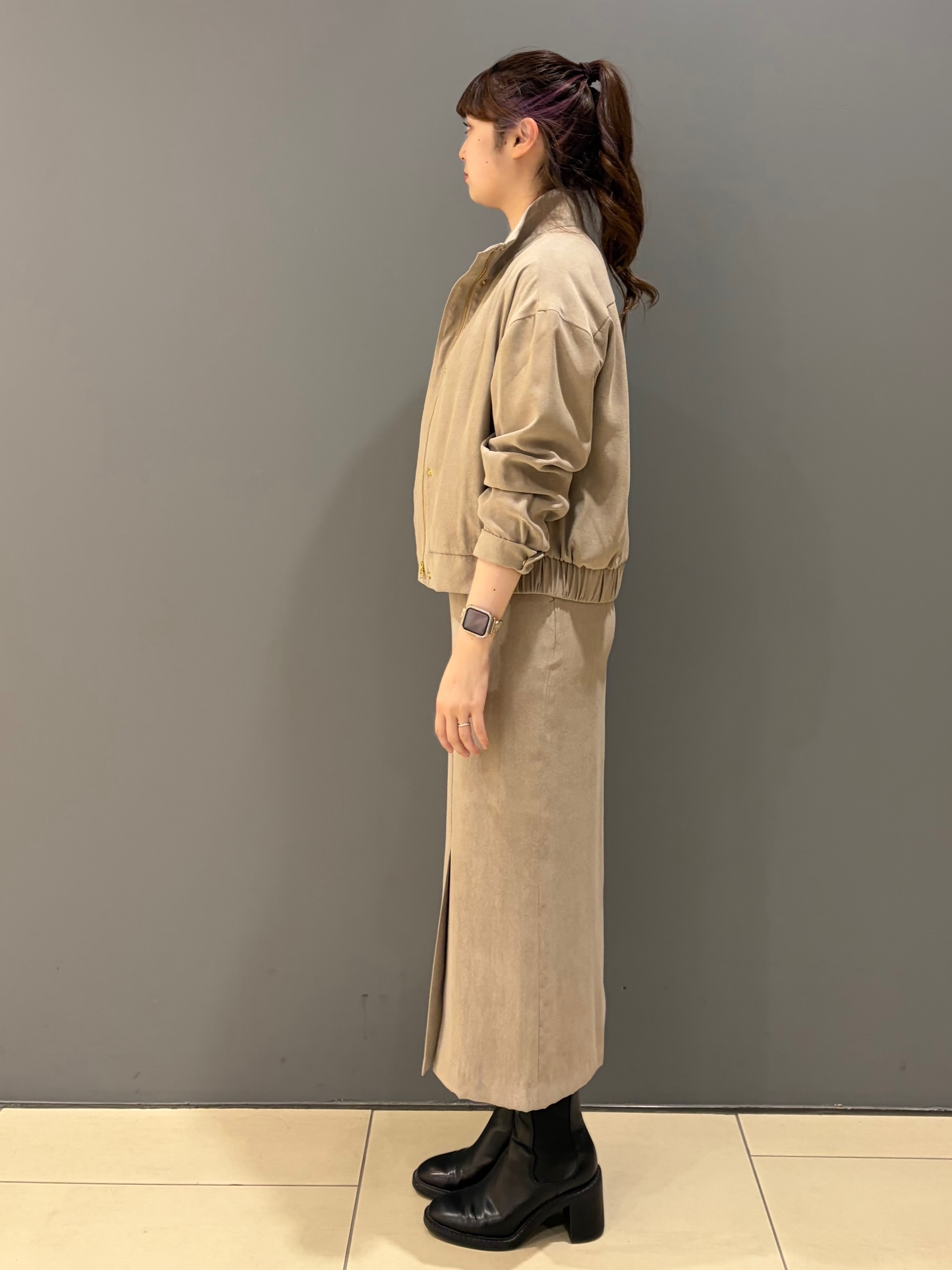 miさんの「UNTITLED｜【セットアップ可/ストレッチ性】ドライタッチニットプルオーバー」を使ったコーディネート