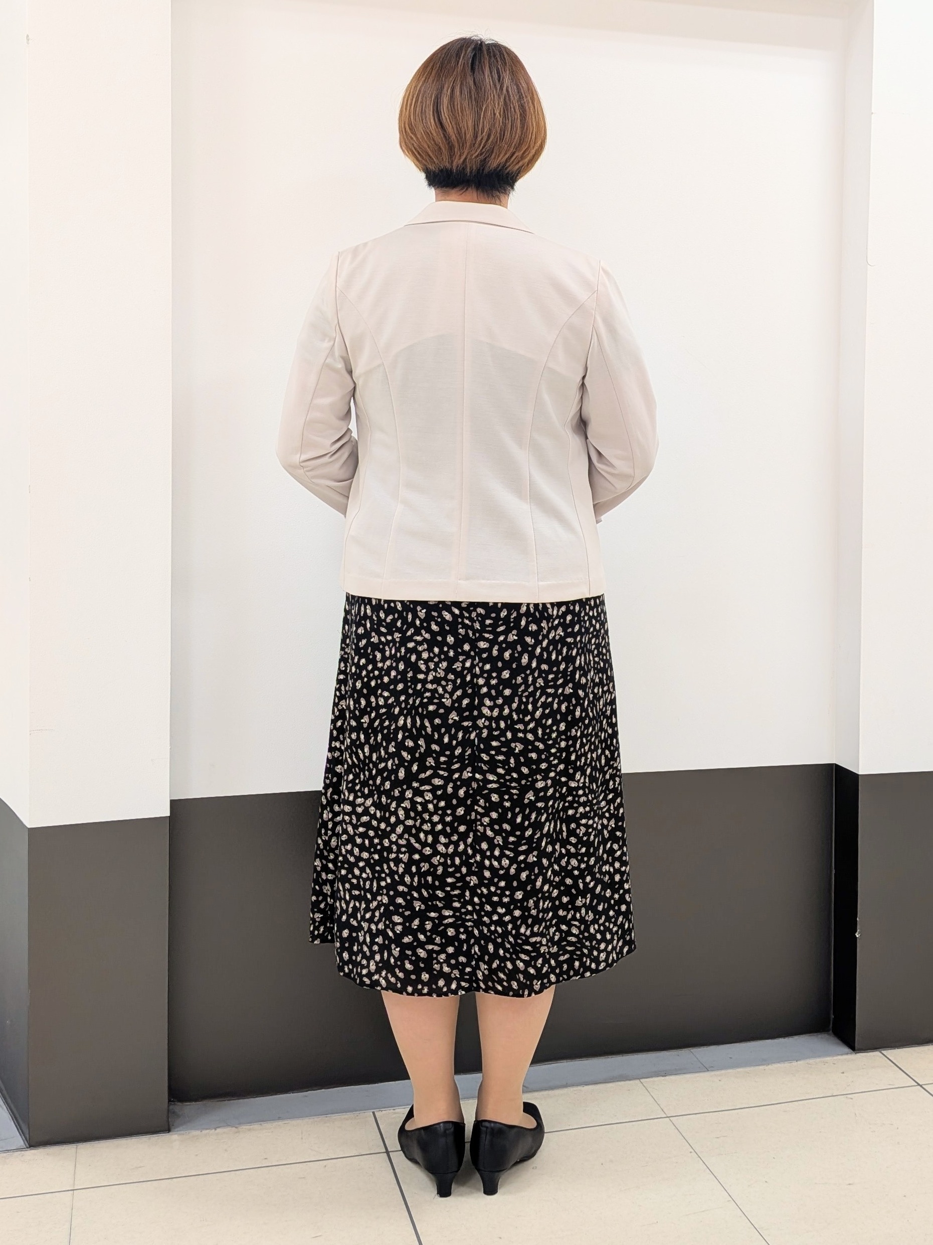 じゅりさんの「Reflect｜【手洗い可】プリント柄ワンピース」を使ったコーディネート
