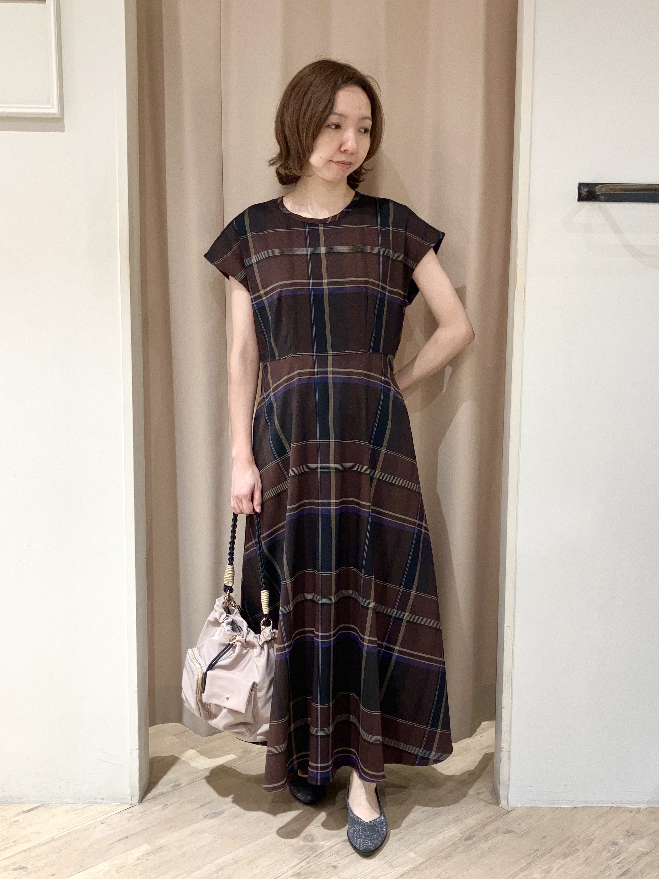 kimiさんの「grove｜【洗濯機OK・ひんやり/SETUP可】シワになりにくいハーフスリーブジャケット」を使ったコーディネート